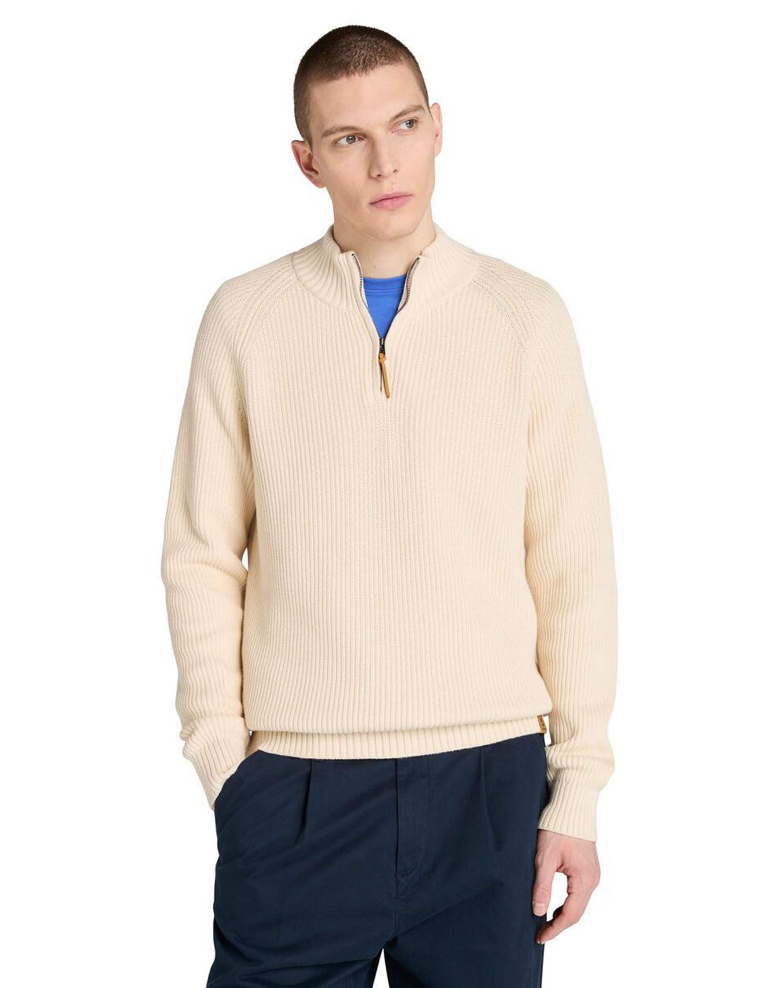 Williams River Pure Cotton Half Zip Jumper 1 of 4