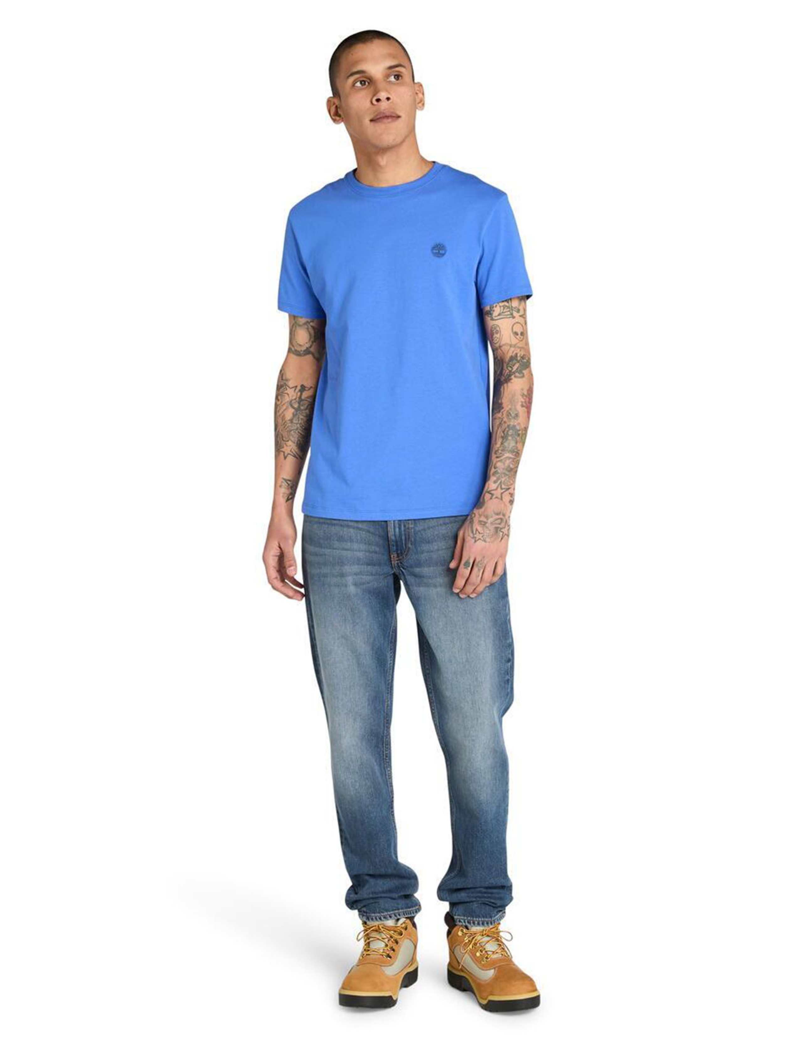 Dunstan River Pure Cotton Crew Neck T-Shirt 3 of 5
