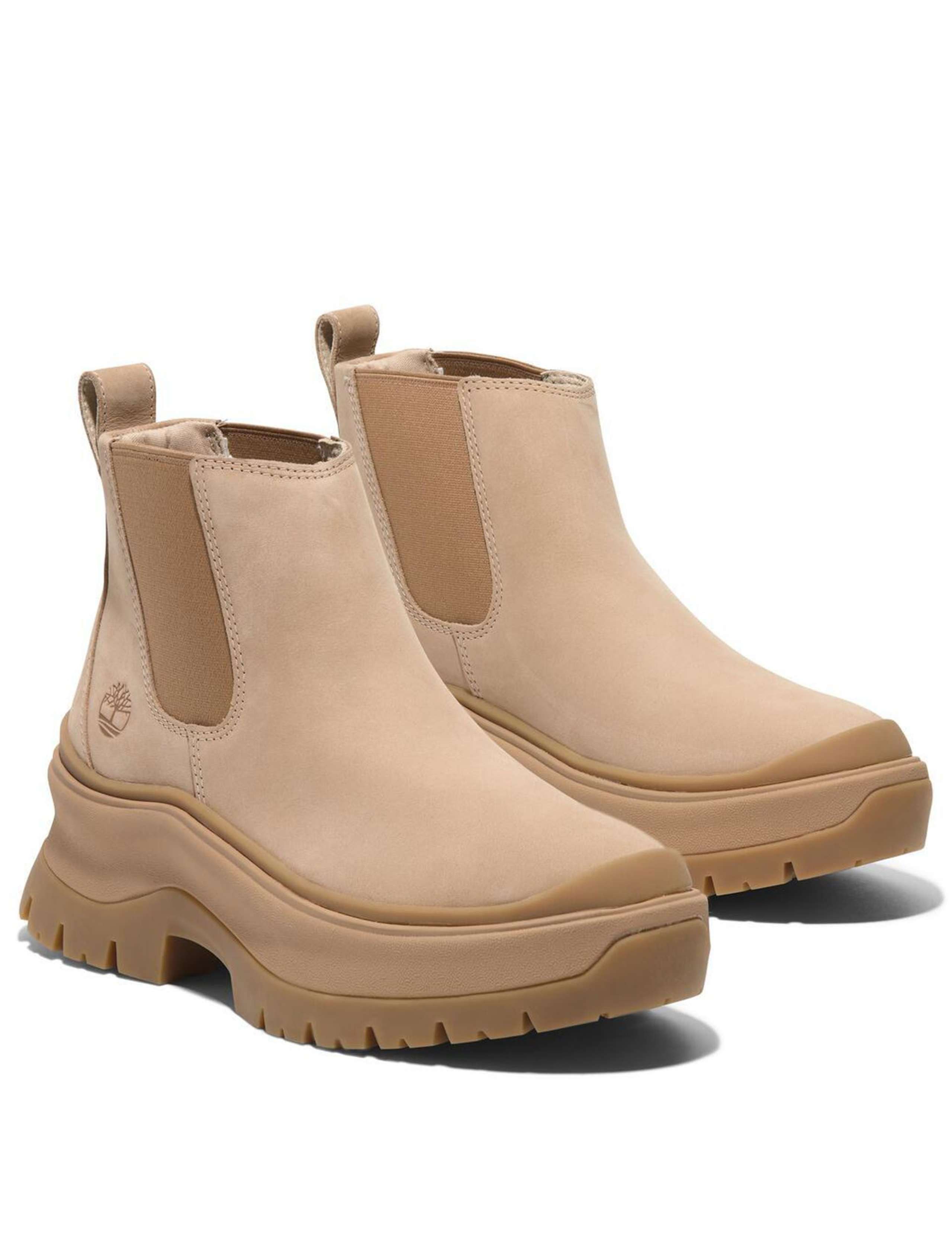 Roxie Lane Leather Chunky Chelsea Boots 2 of 4