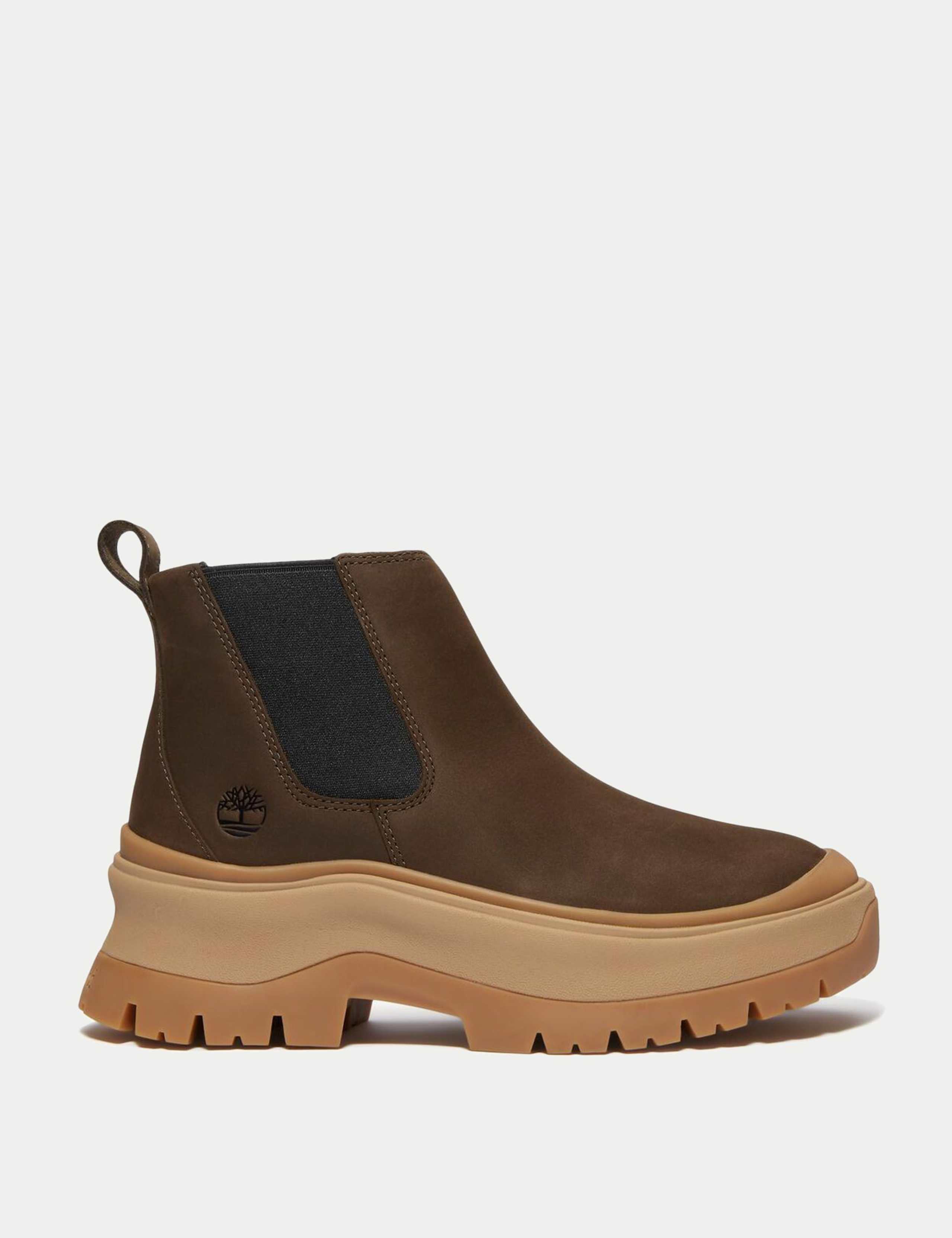 Roxie Lane Leather Chunky Chelsea Boots 1 of 7