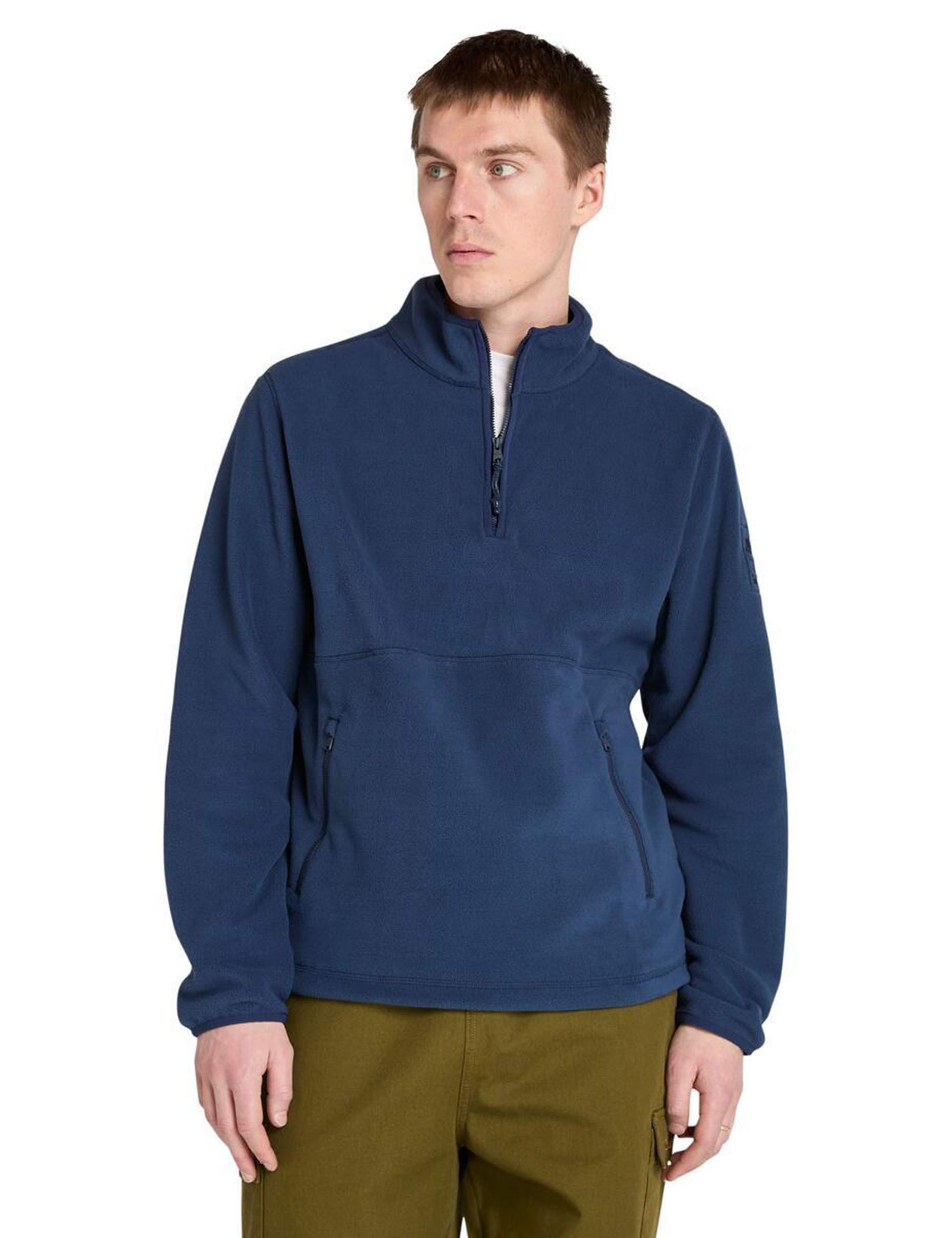 Polar Fleece Funnel Neck Half Zip Fleece 1 of 4