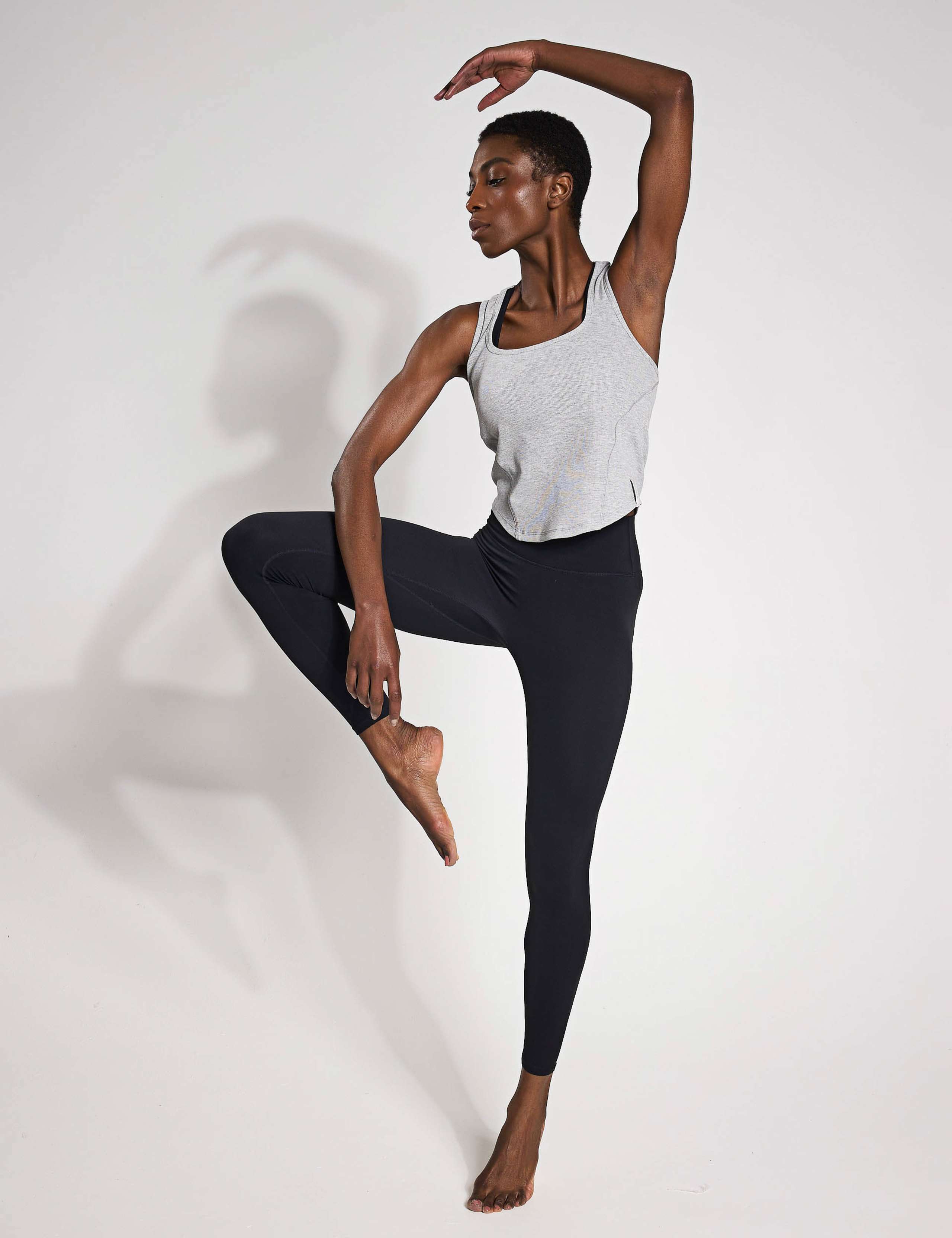 Jodie Rib Scoop Neck Racer Back Vest Top 2 of 4