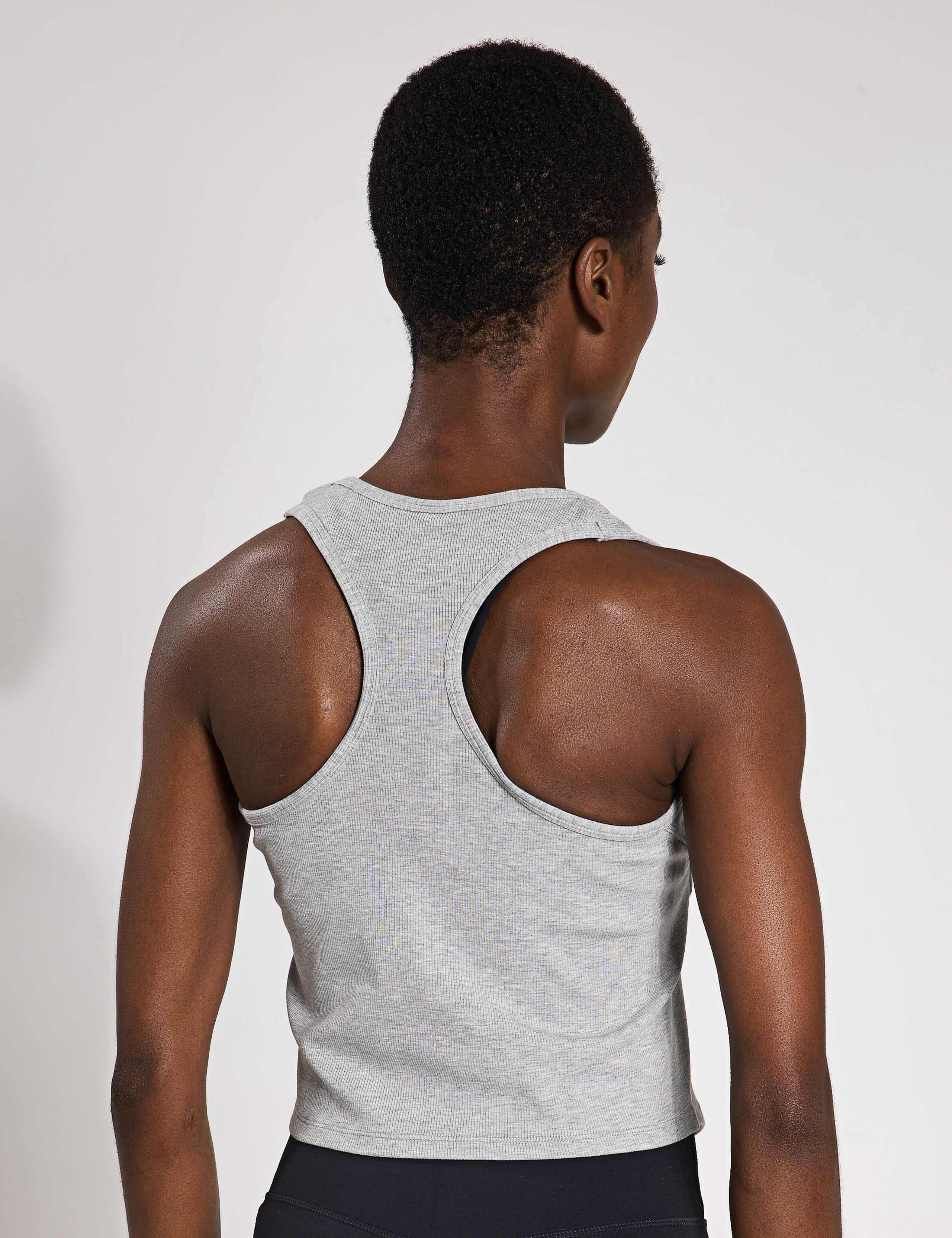 Jodie Rib Scoop Neck Racer Back Vest Top 3 of 4