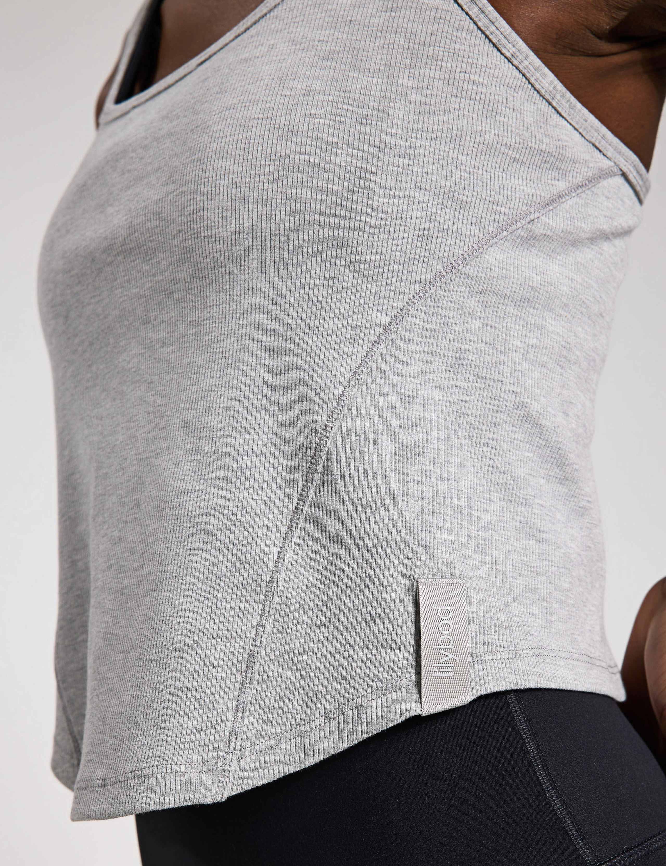 Jodie Rib Scoop Neck Racer Back Vest Top 4 of 4