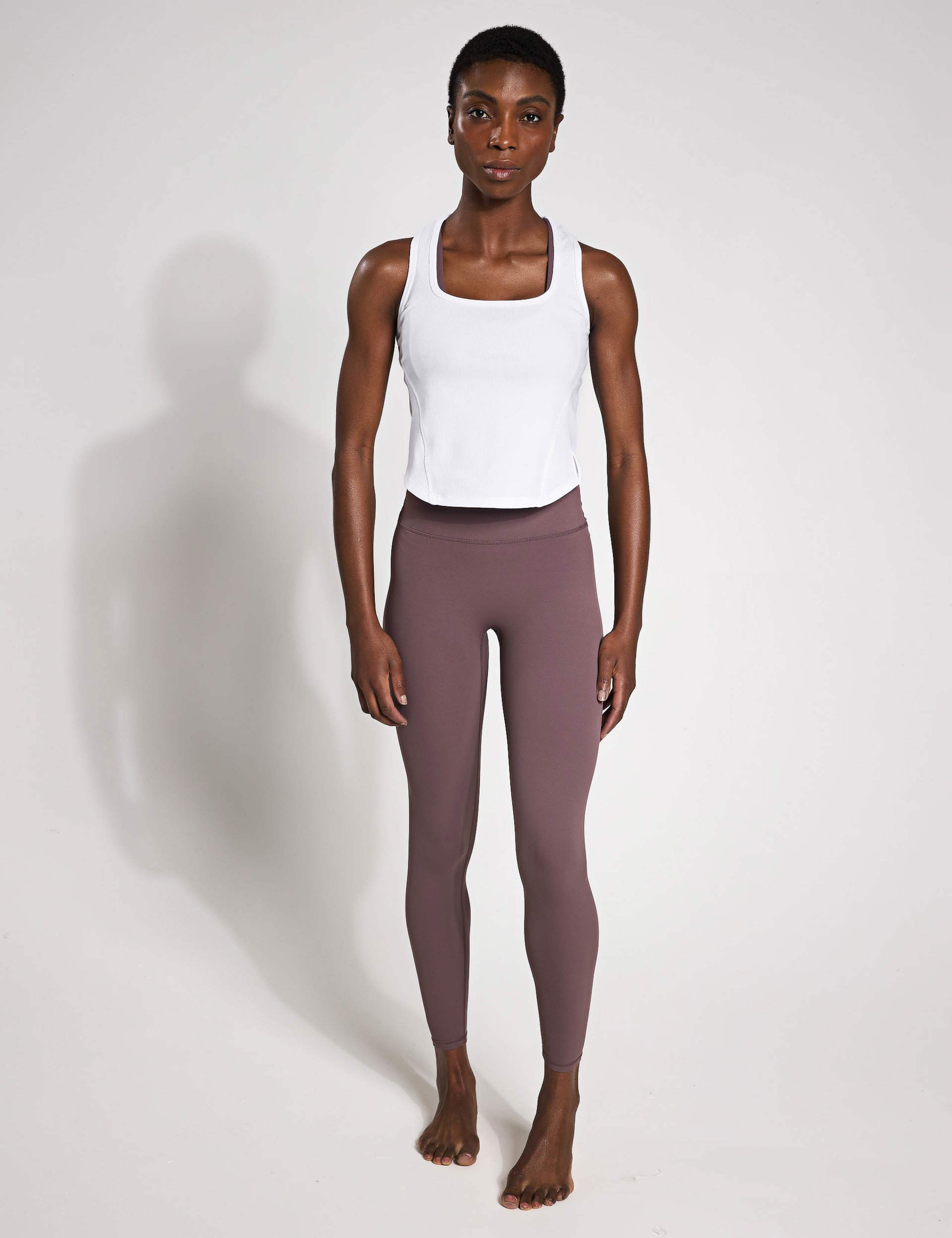 Jodie Rib Scoop Neck Racer Back Vest Top 2 of 5