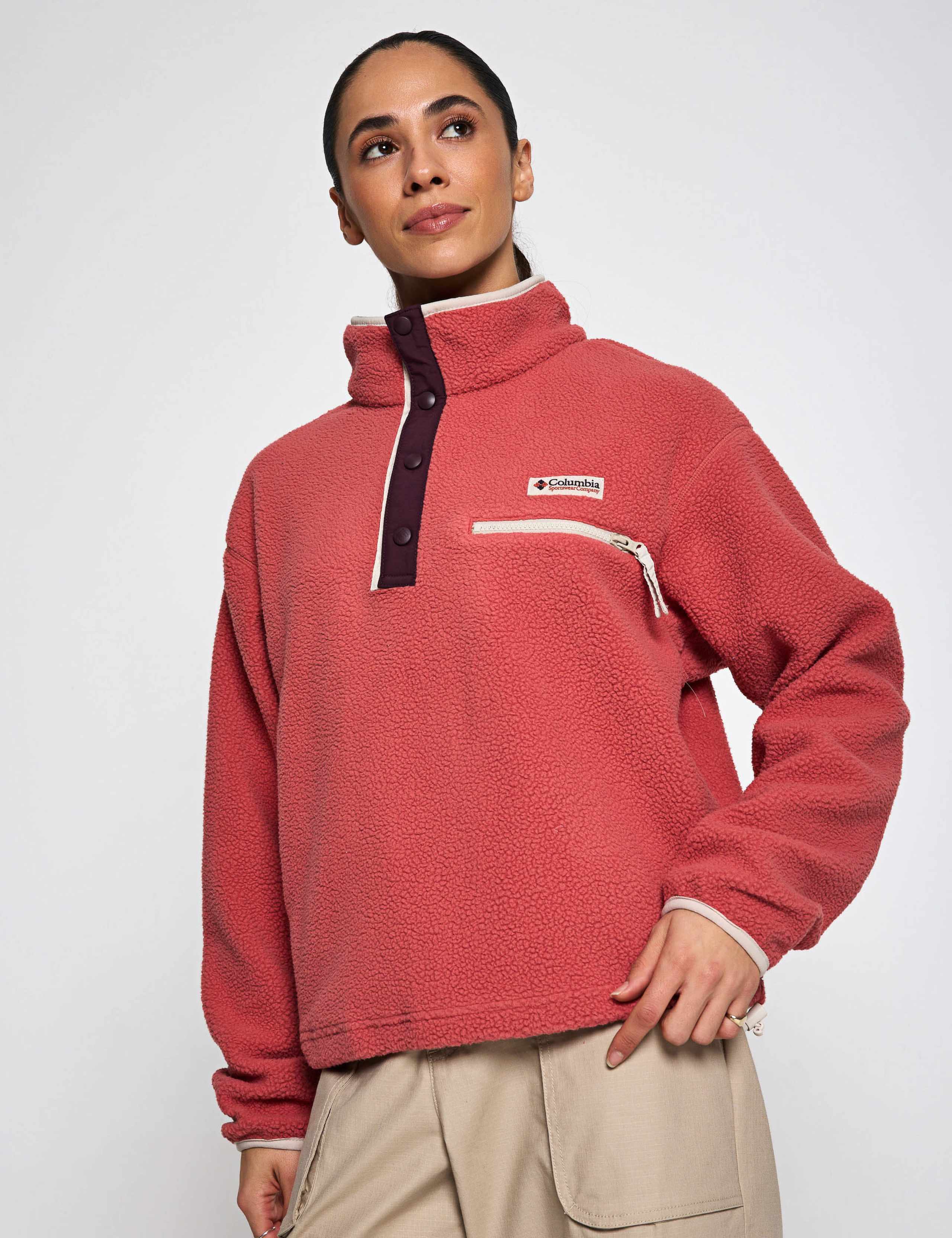 Helvetia Funnel Neck Fleece Sweatshirt 2 of 6
