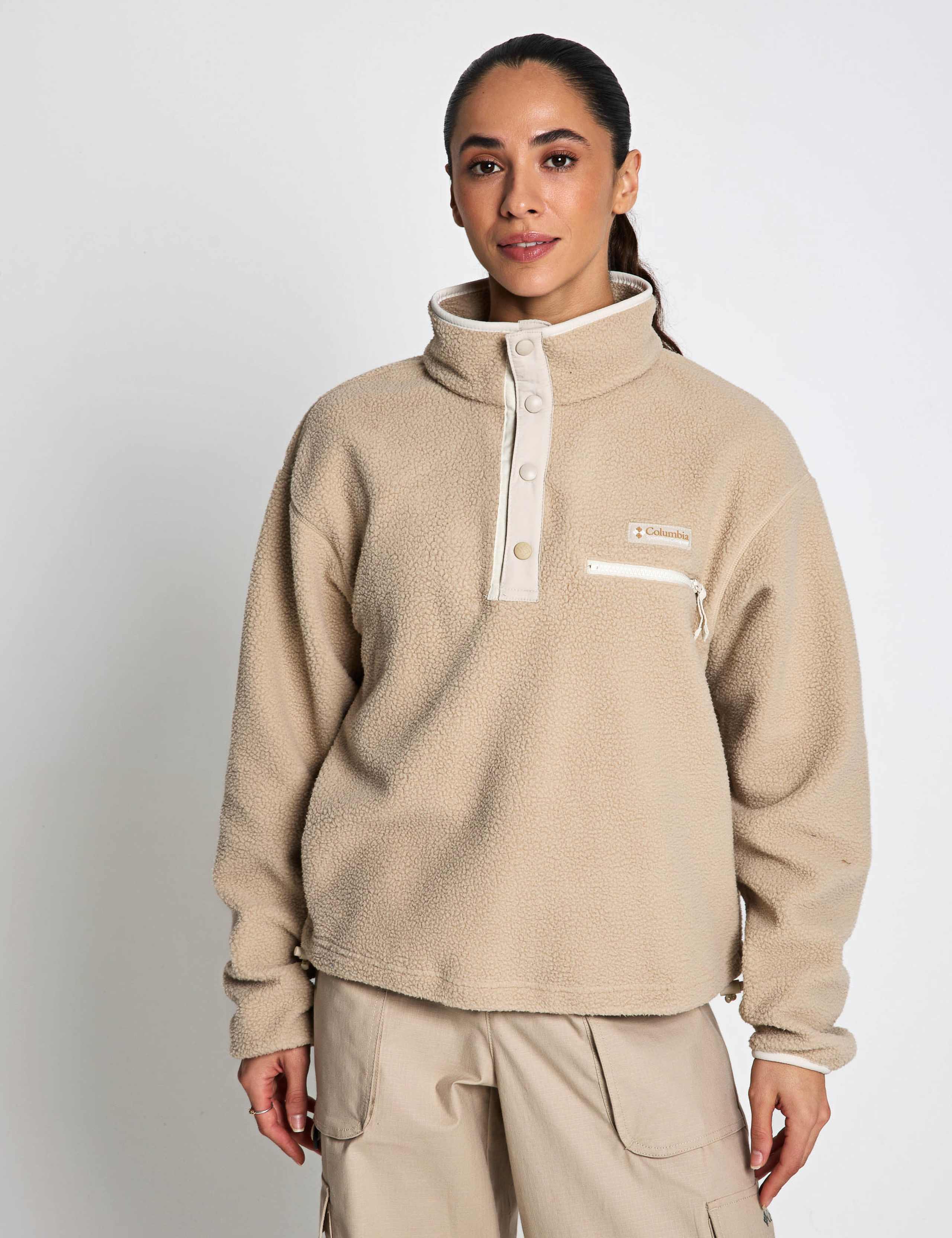 Helvetia Funnel Neck Fleece Sweatshirt 2 of 6