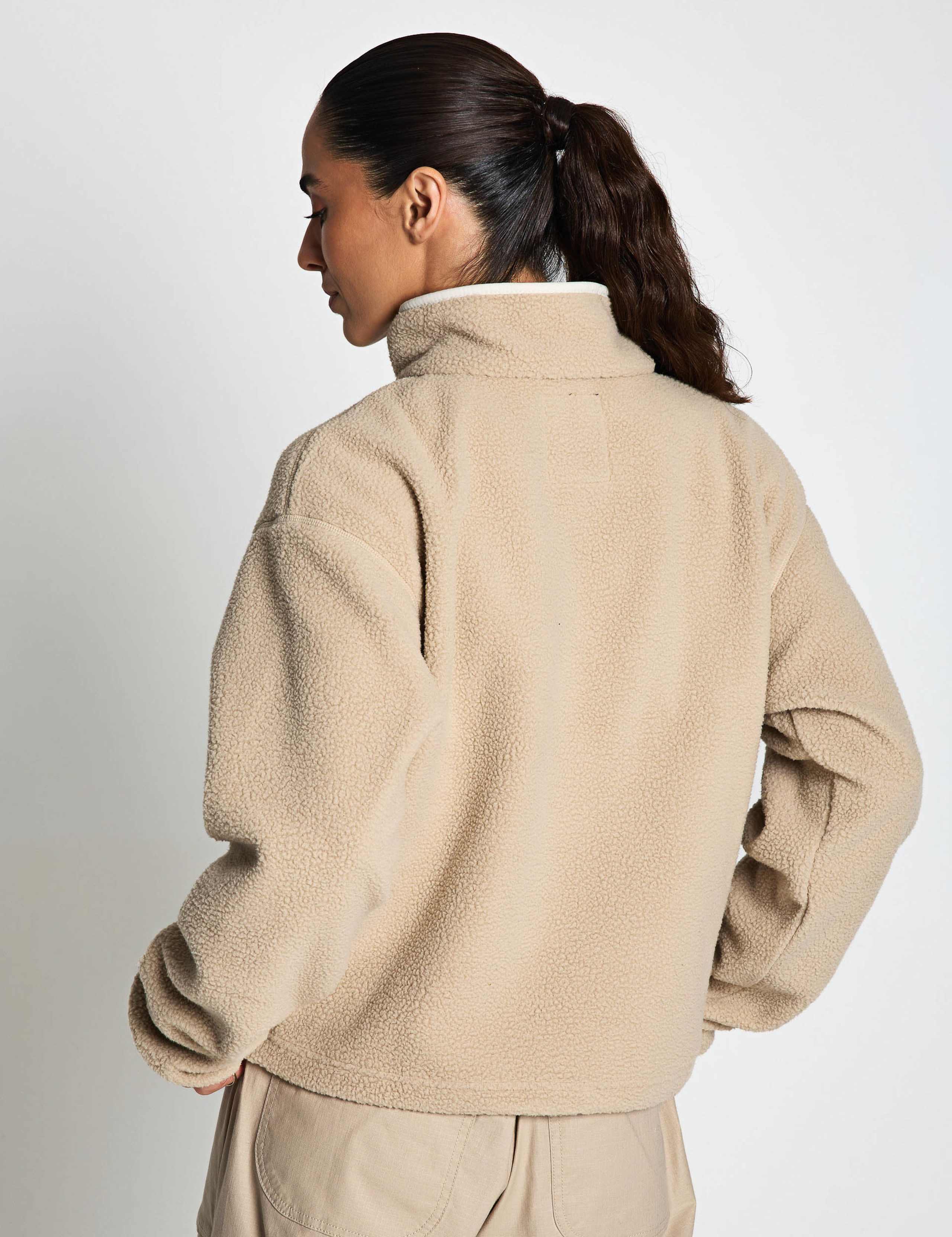 Helvetia Funnel Neck Fleece Sweatshirt 3 of 6