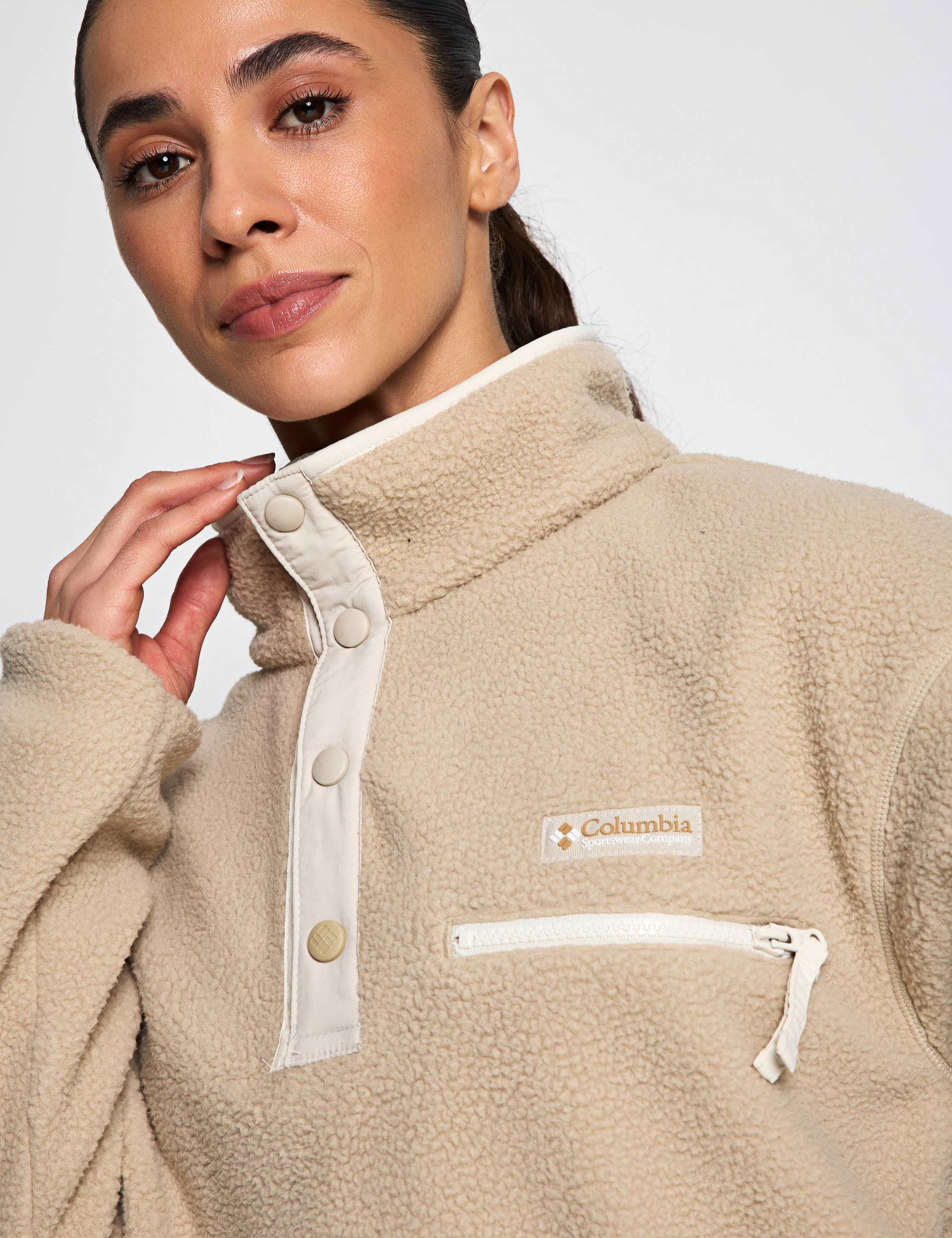 Helvetia Funnel Neck Fleece Sweatshirt 6 of 6