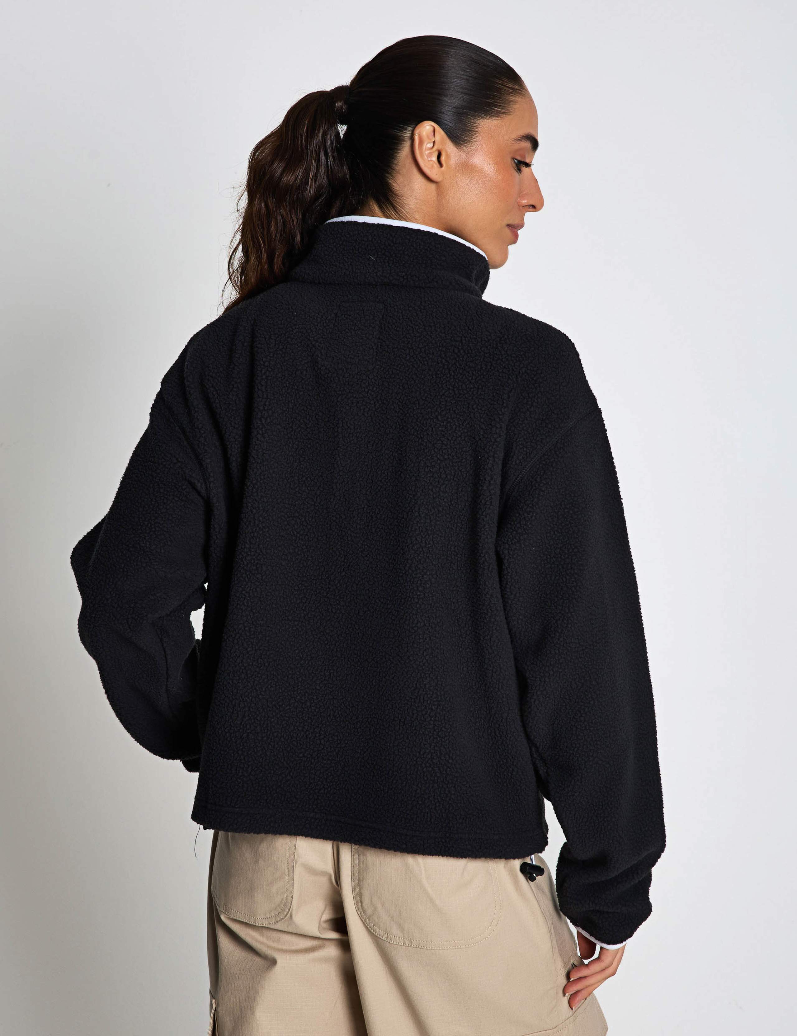 Helvetia Funnel Neck Fleece Sweatshirt 2 of 4