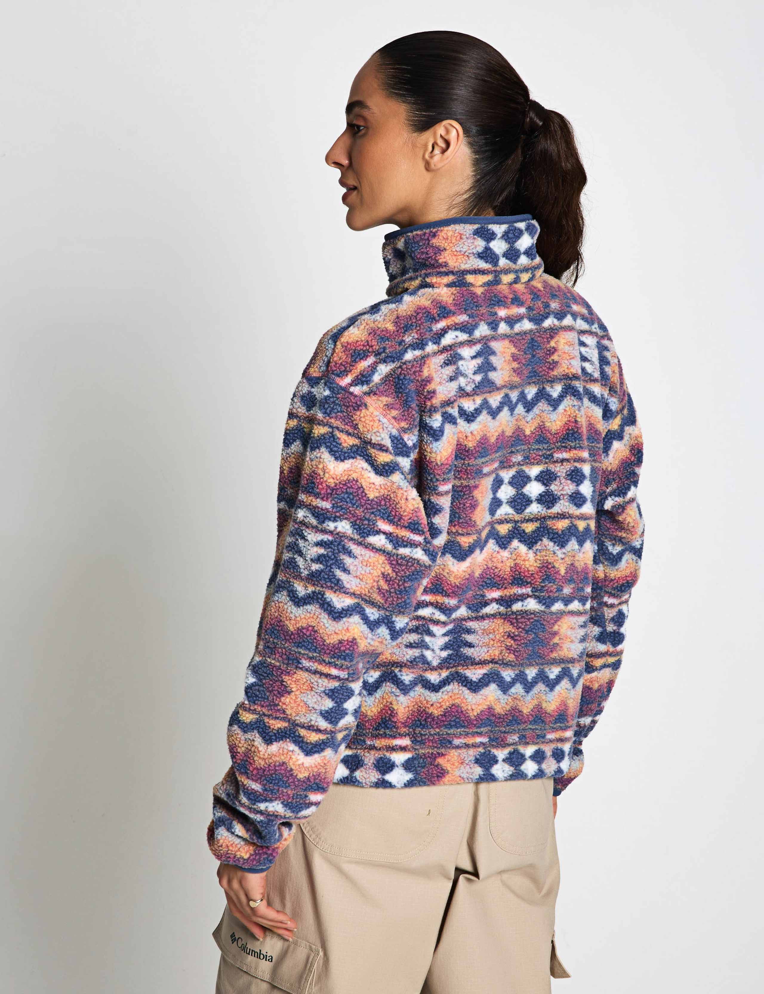 Helvetia Funnel Neck Fleece Sweatshirt 3 of 8