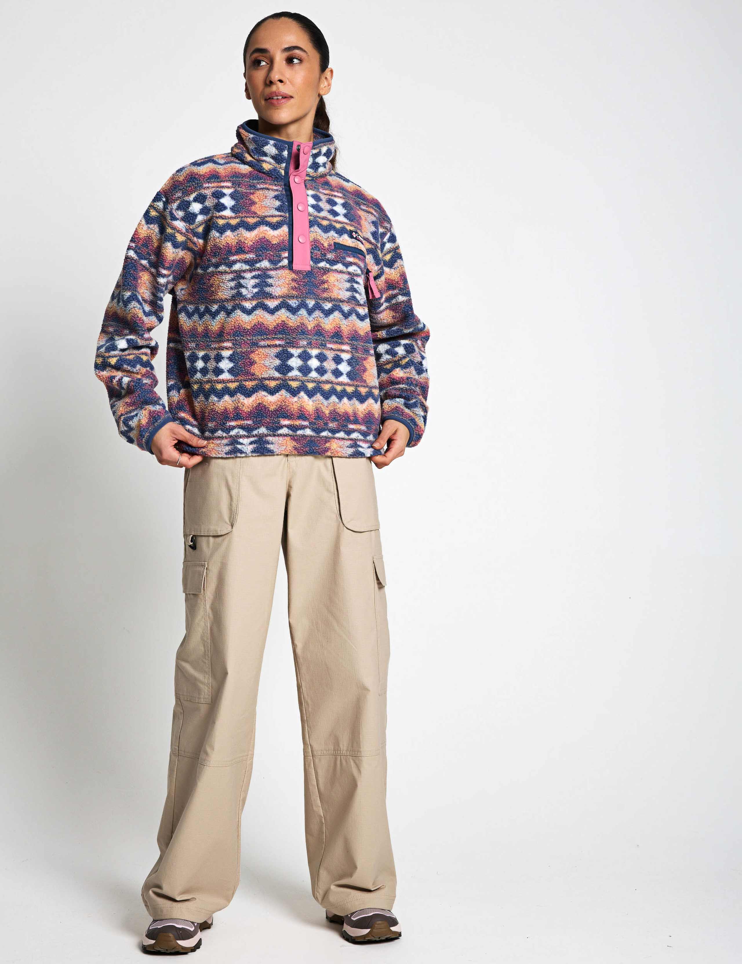 Helvetia Funnel Neck Fleece Sweatshirt 4 of 8