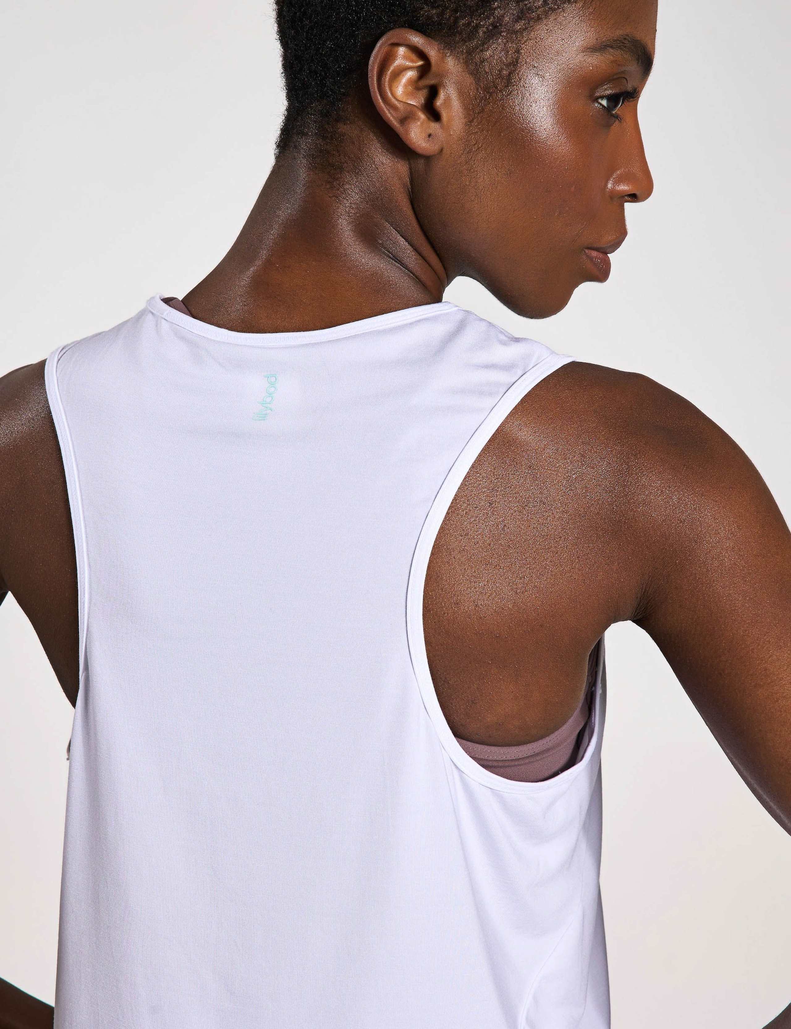 Mia Modal Rich Crew Neck Relaxed Vest Top 3 of 4