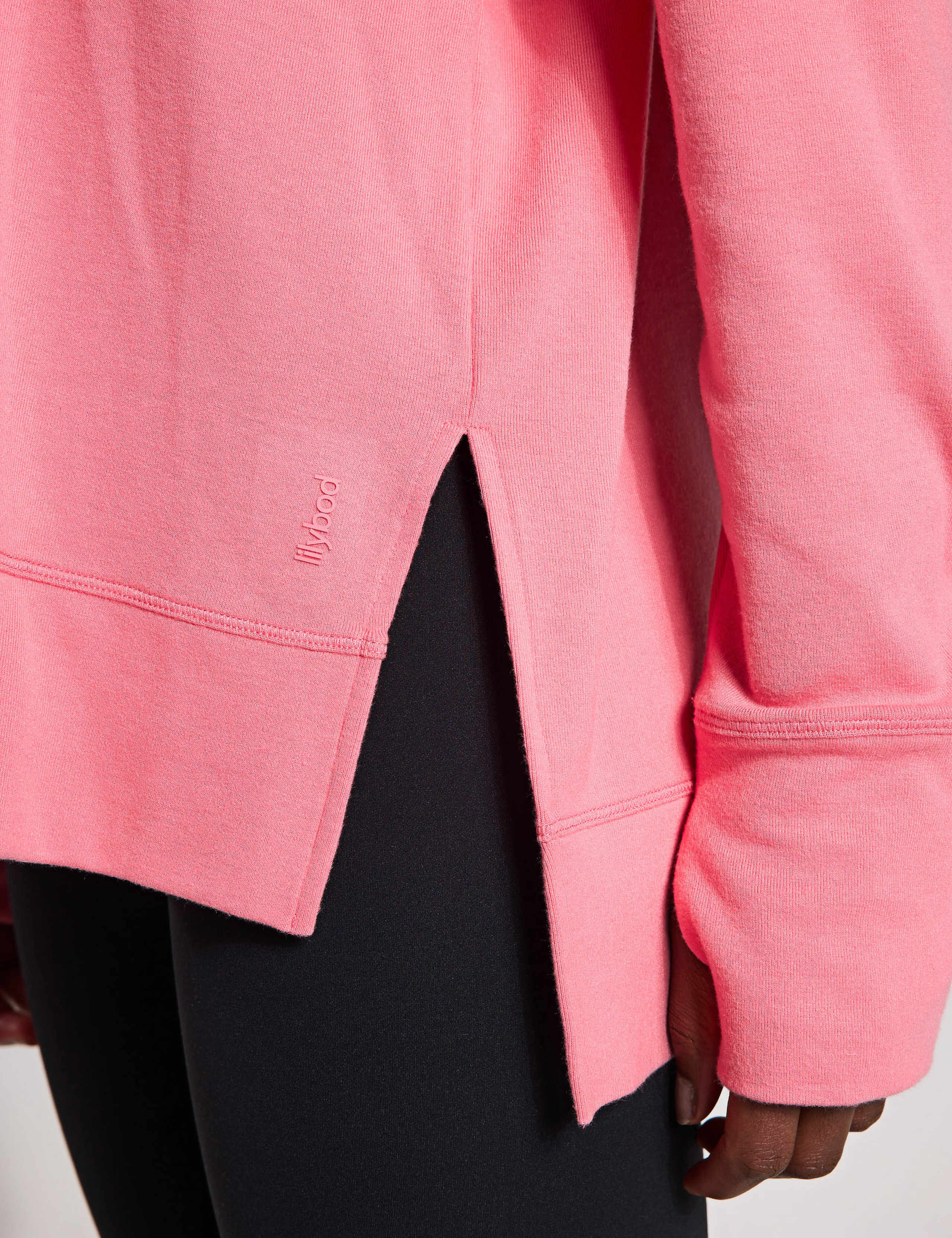Shelby Crew Neck Step Hem Relaxed Sweatshirt 6 of 6