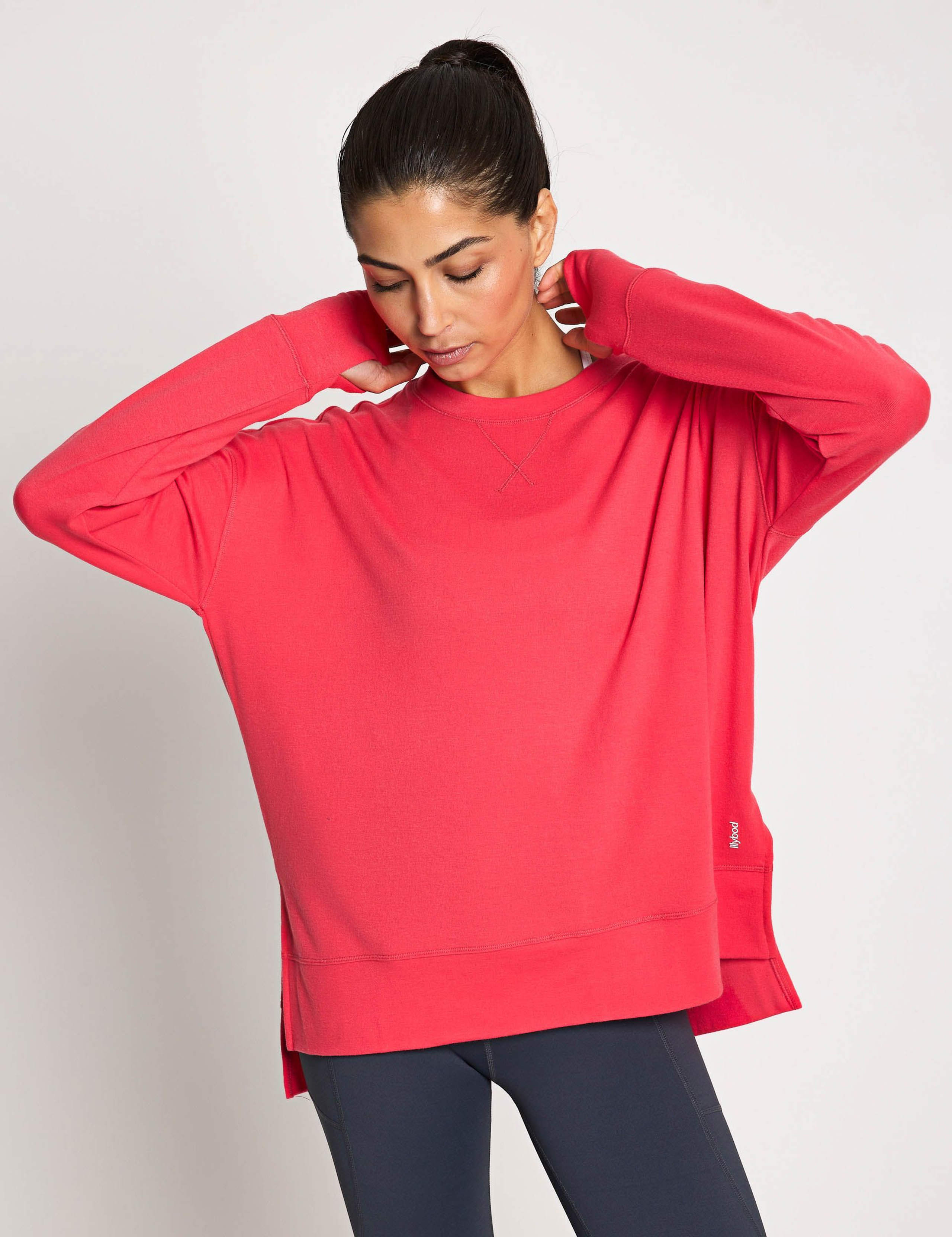Shelby Crew Neck Step Hem Relaxed Sweat-shirt 2 of 5