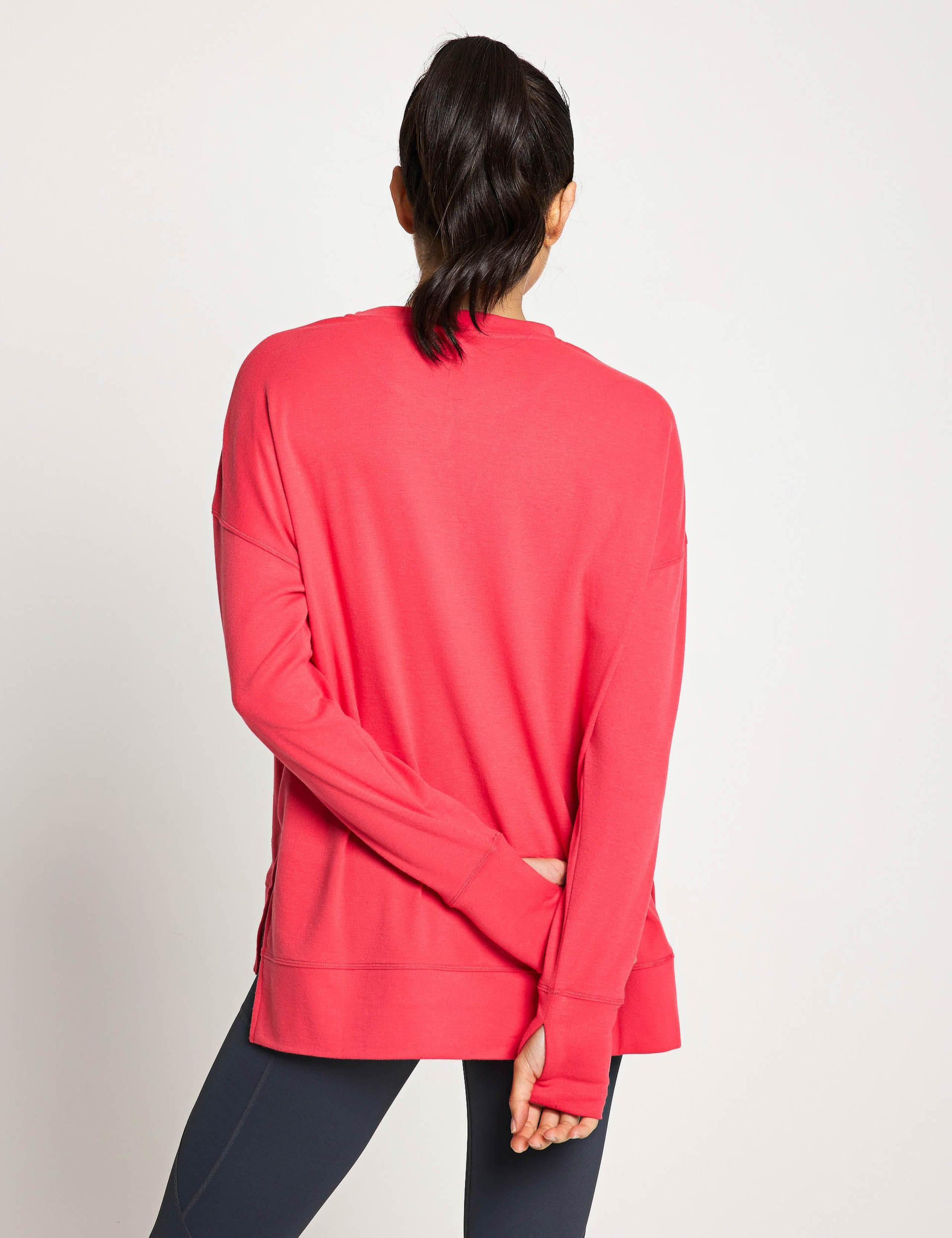 Shelby Crew Neck Step Hem Relaxed Sweat-shirt 3 of 5