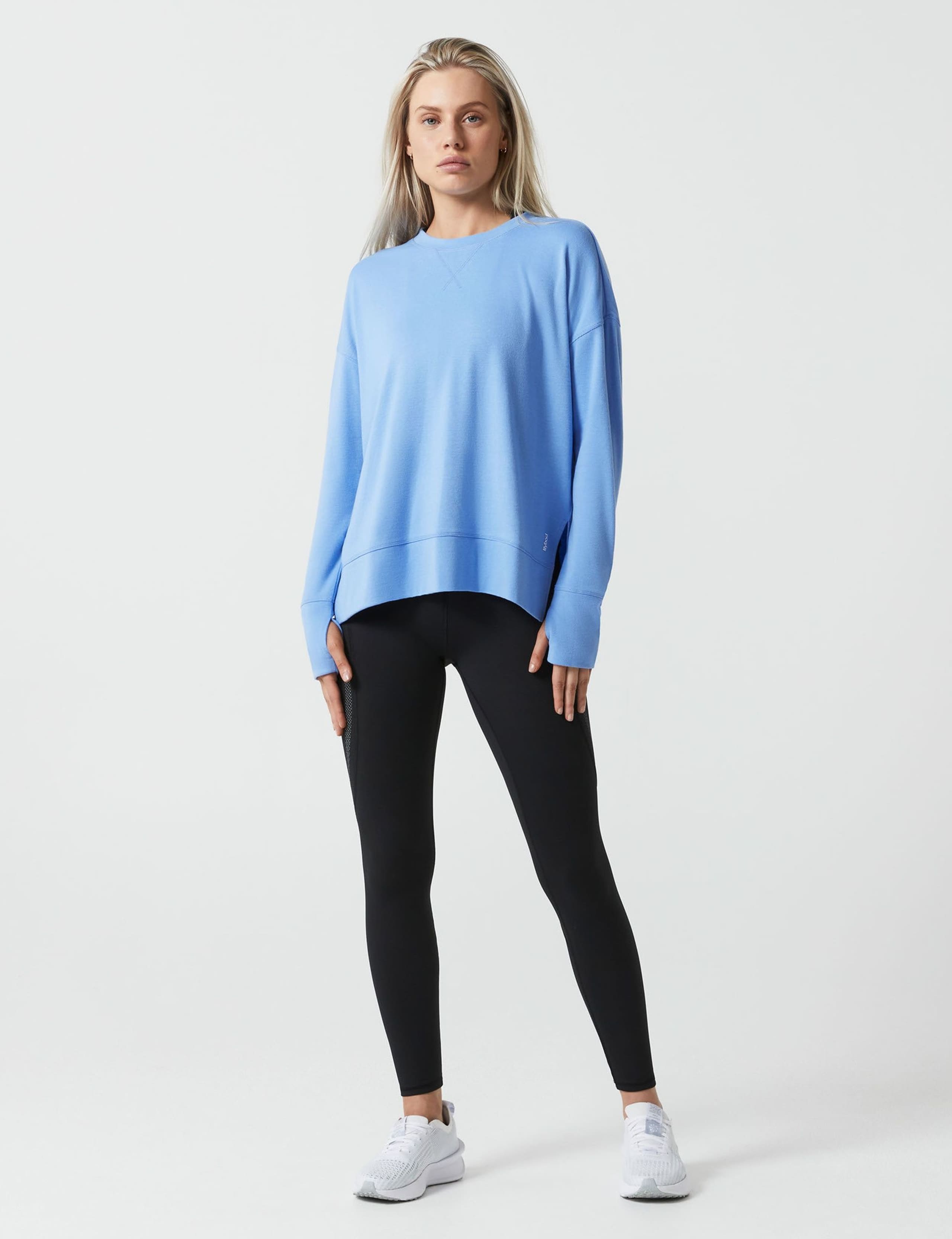 Shelby Crew Neck Step Hem Relaxed Sweat-shirt 5 of 7