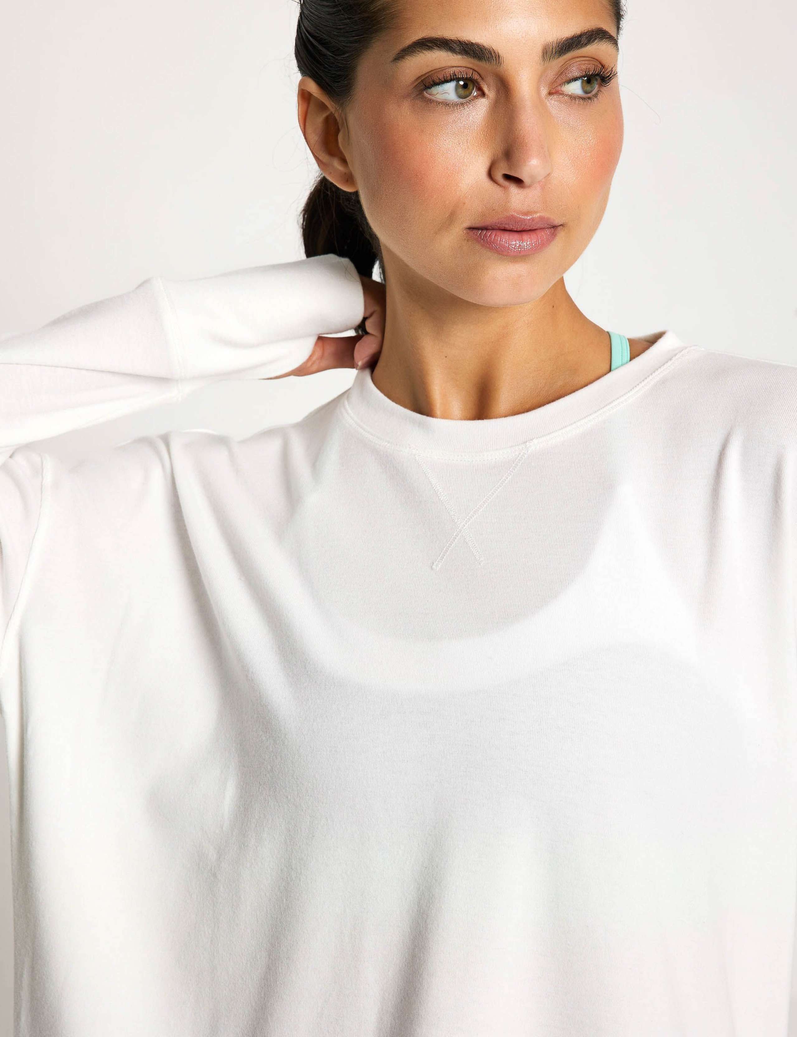 Shelby Crew Neck Step Hem Relaxed Sweat-shirt 4 of 6