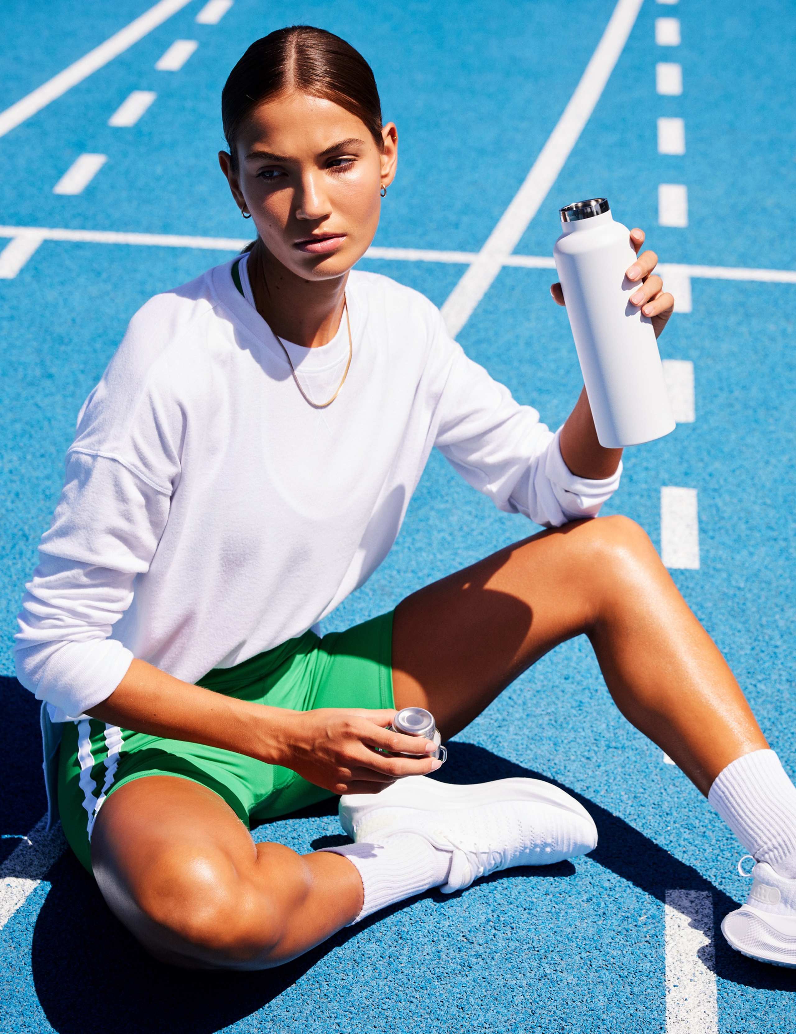 Shelby Crew Neck Step Hem Relaxed Sweat-shirt 6 of 6