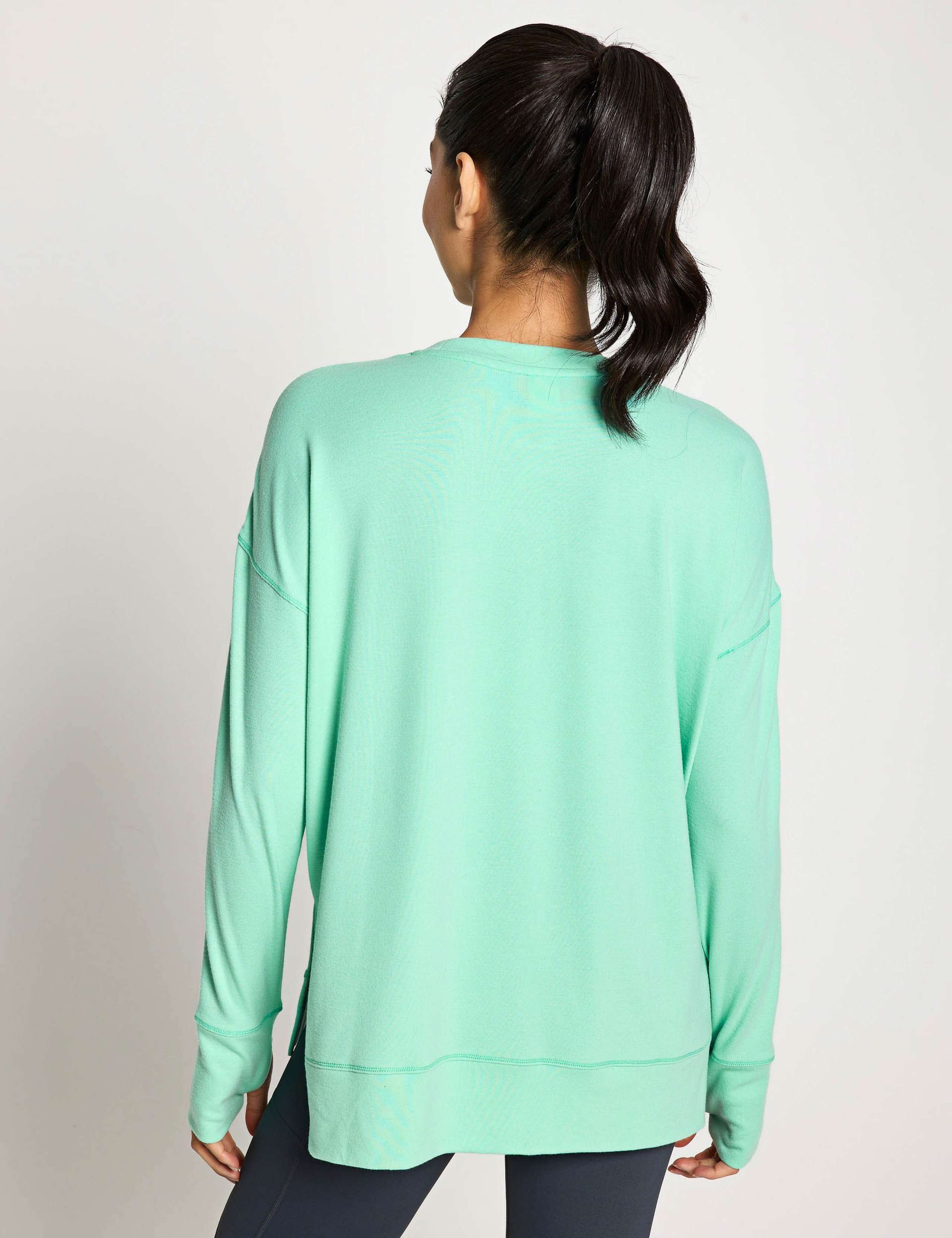 Shelby Crew Neck Step Hem Relaxed Sweat-shirt 2 of 4