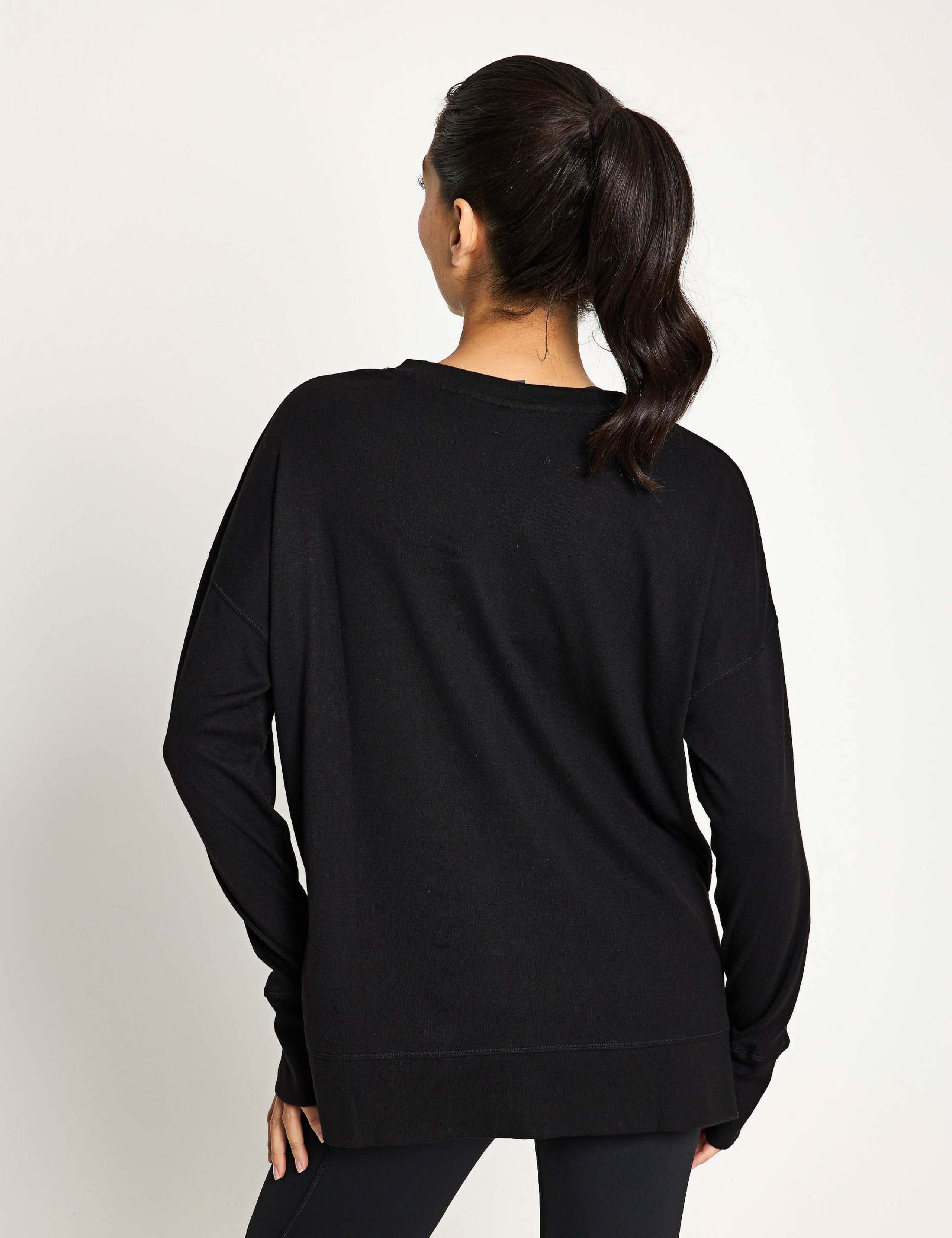 Shelby Crew Neck Step Hem Relaxed Sweat-shirt 2 of 6