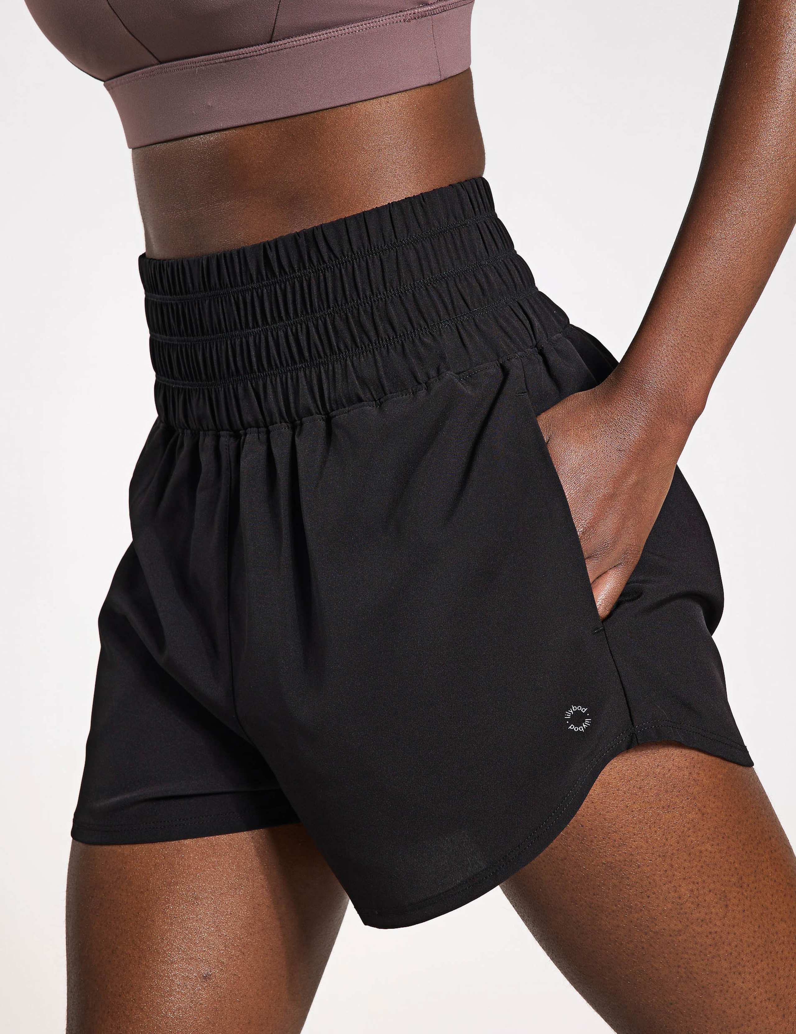 Bronte Woven High Waisted Running Shorts 3 of 5