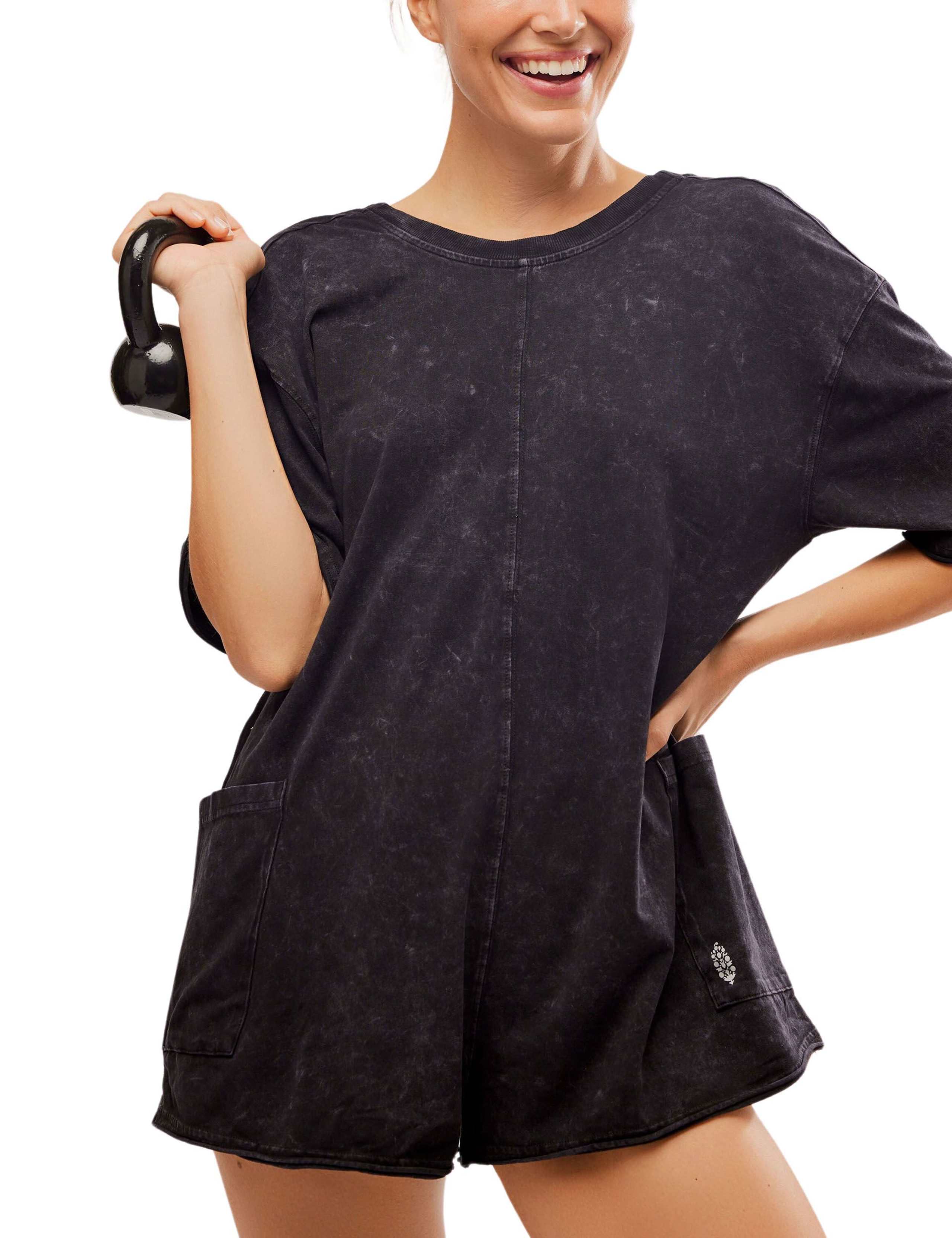 Hot Shot Cotton Rich Oversized Playsuit 2 of 6