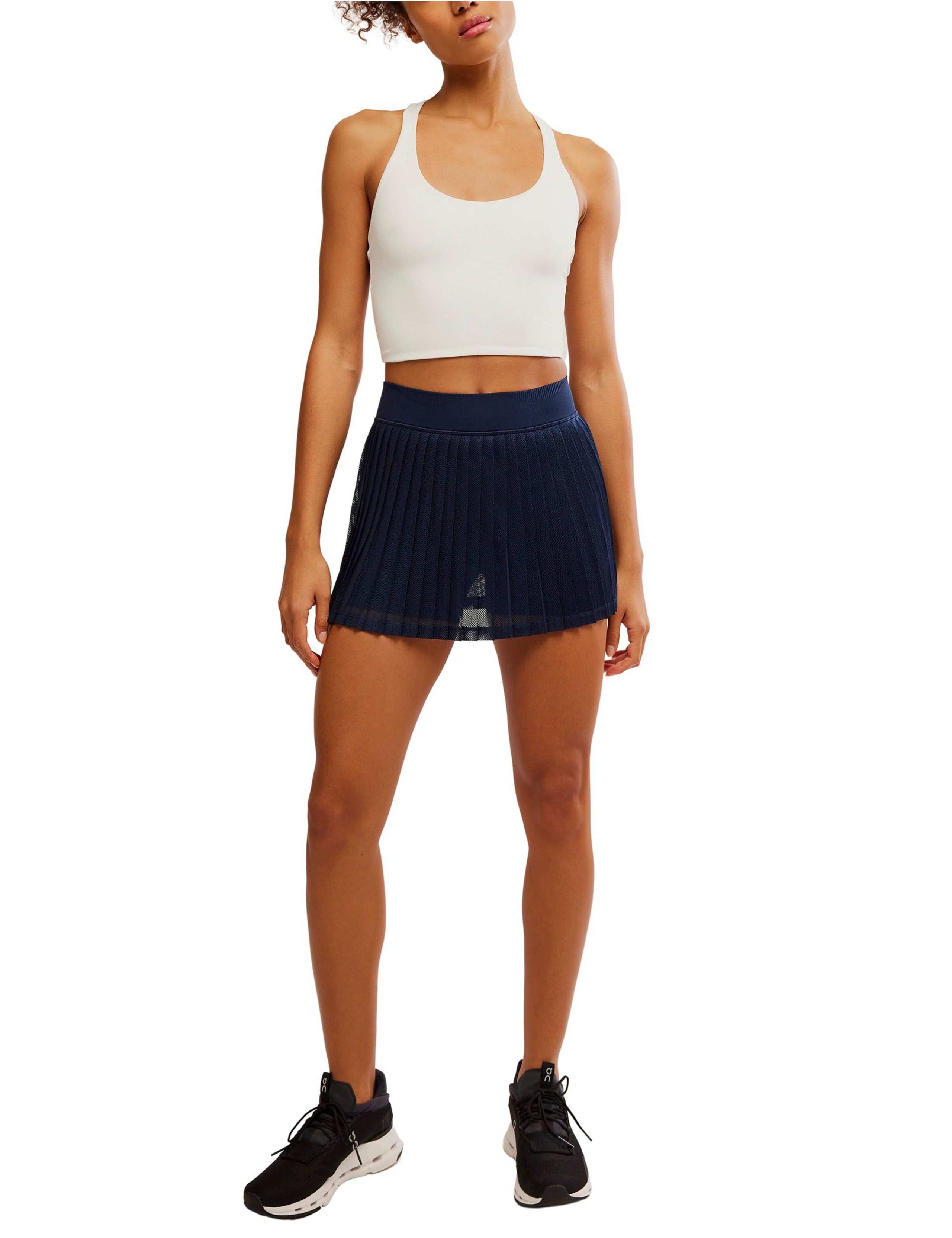 Rally Pleated Layered High Waisted Skort 2 of 7