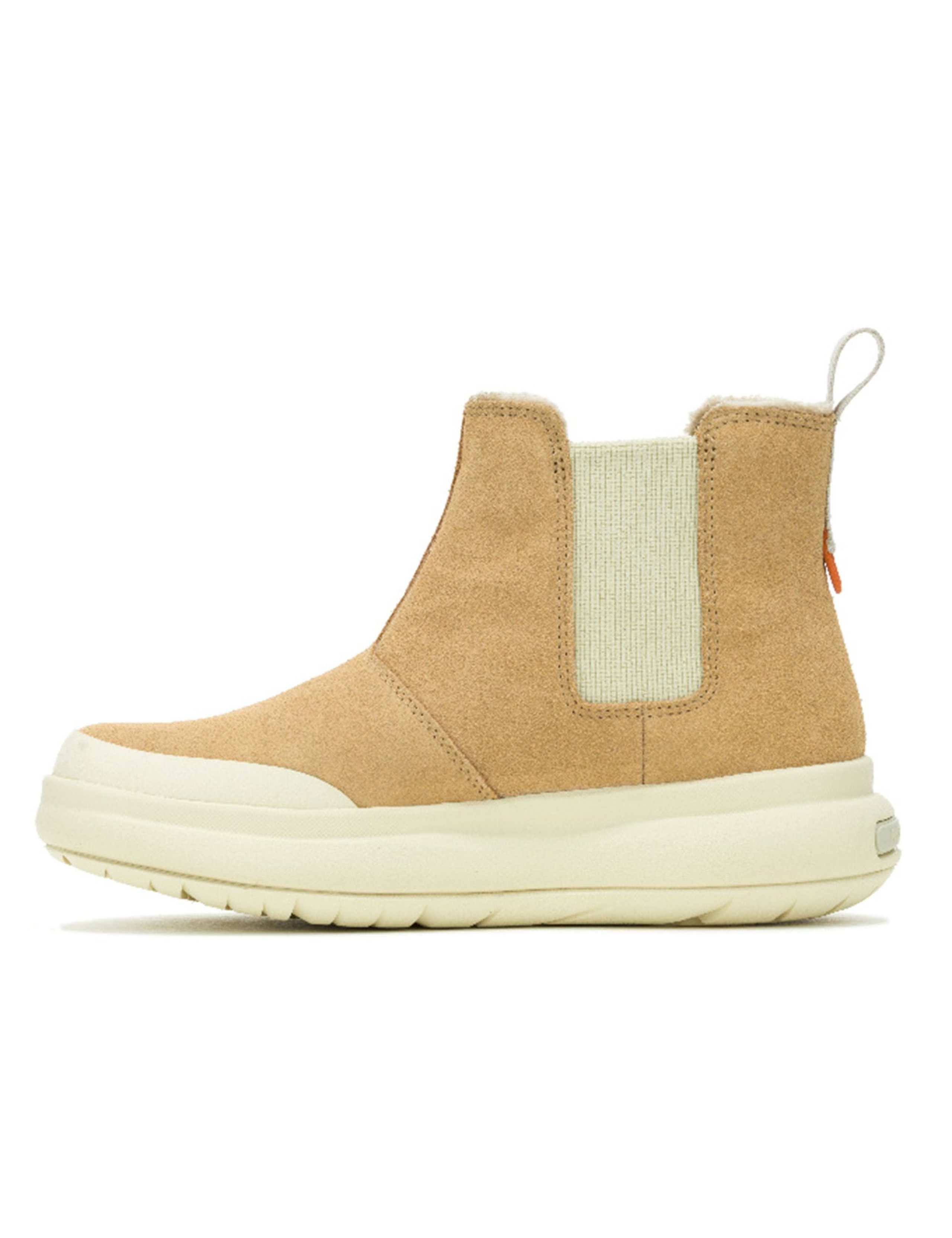Marquette Suede Thermal Flat Ankle Boots 3 of 6