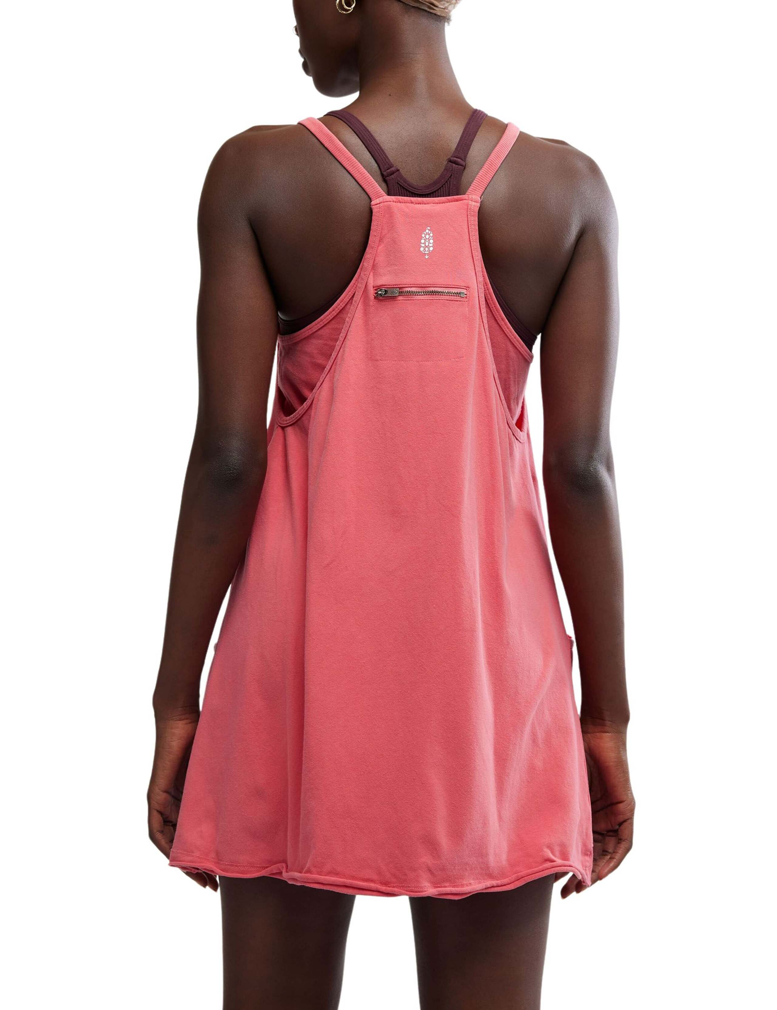 Hot Shot Cotton Rich V-Neck Mini Dress 8 of 9