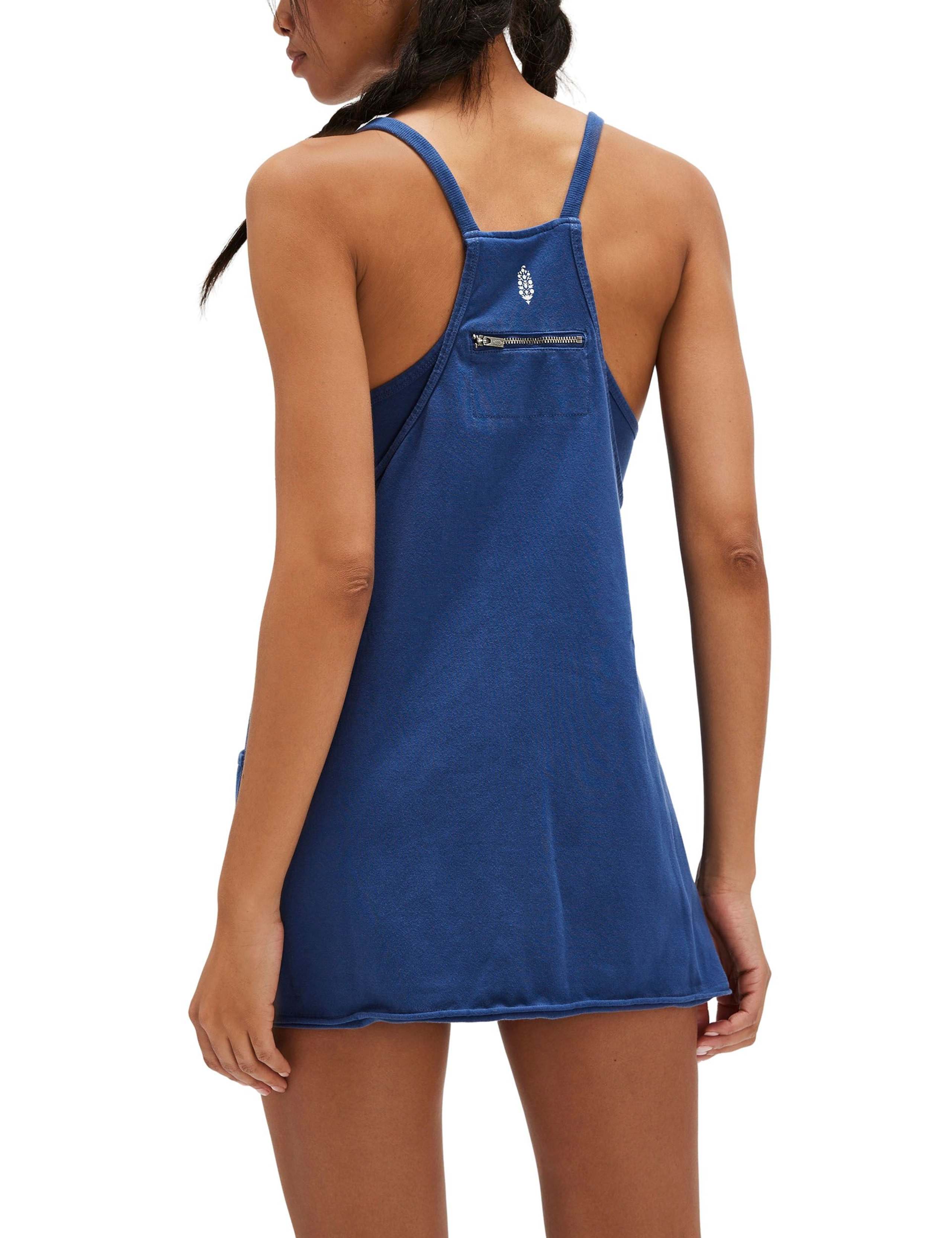 Hot Shot Cotton Rich V-Neck Mini Dress 3 of 7