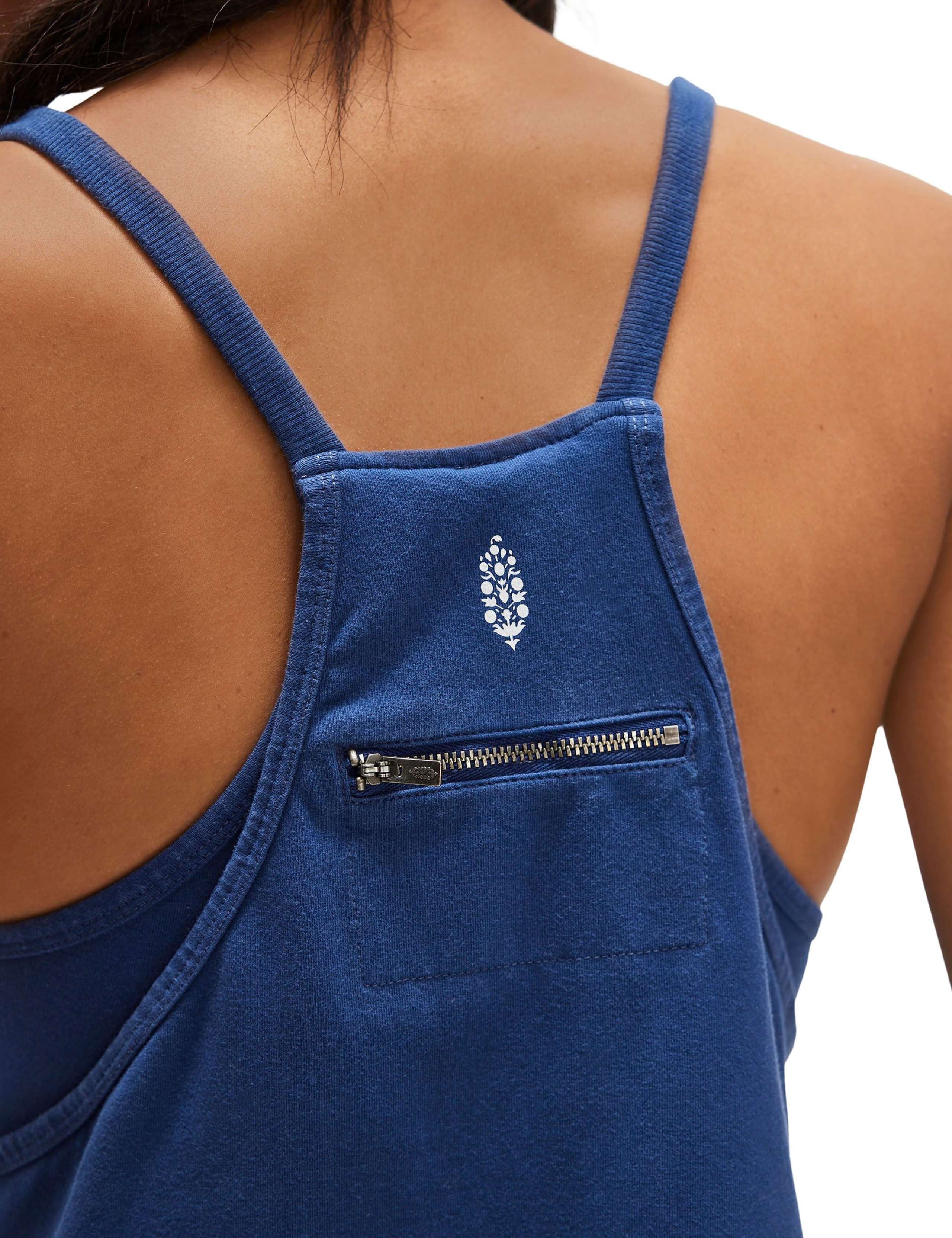 Hot Shot Cotton Rich V-Neck Mini Dress 7 of 7