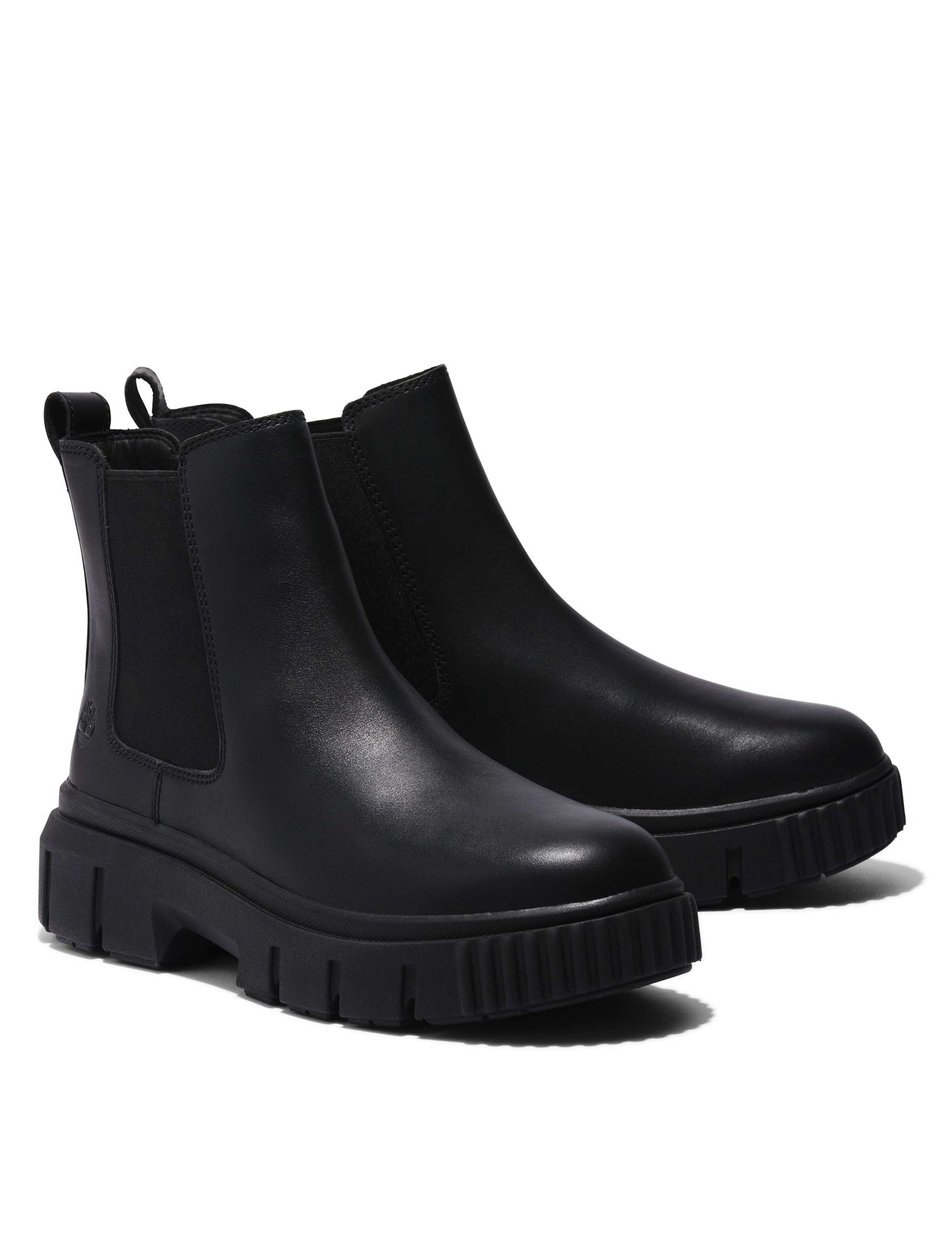 Greyfield Leather Chelsea Flatform Boots 2 of 6