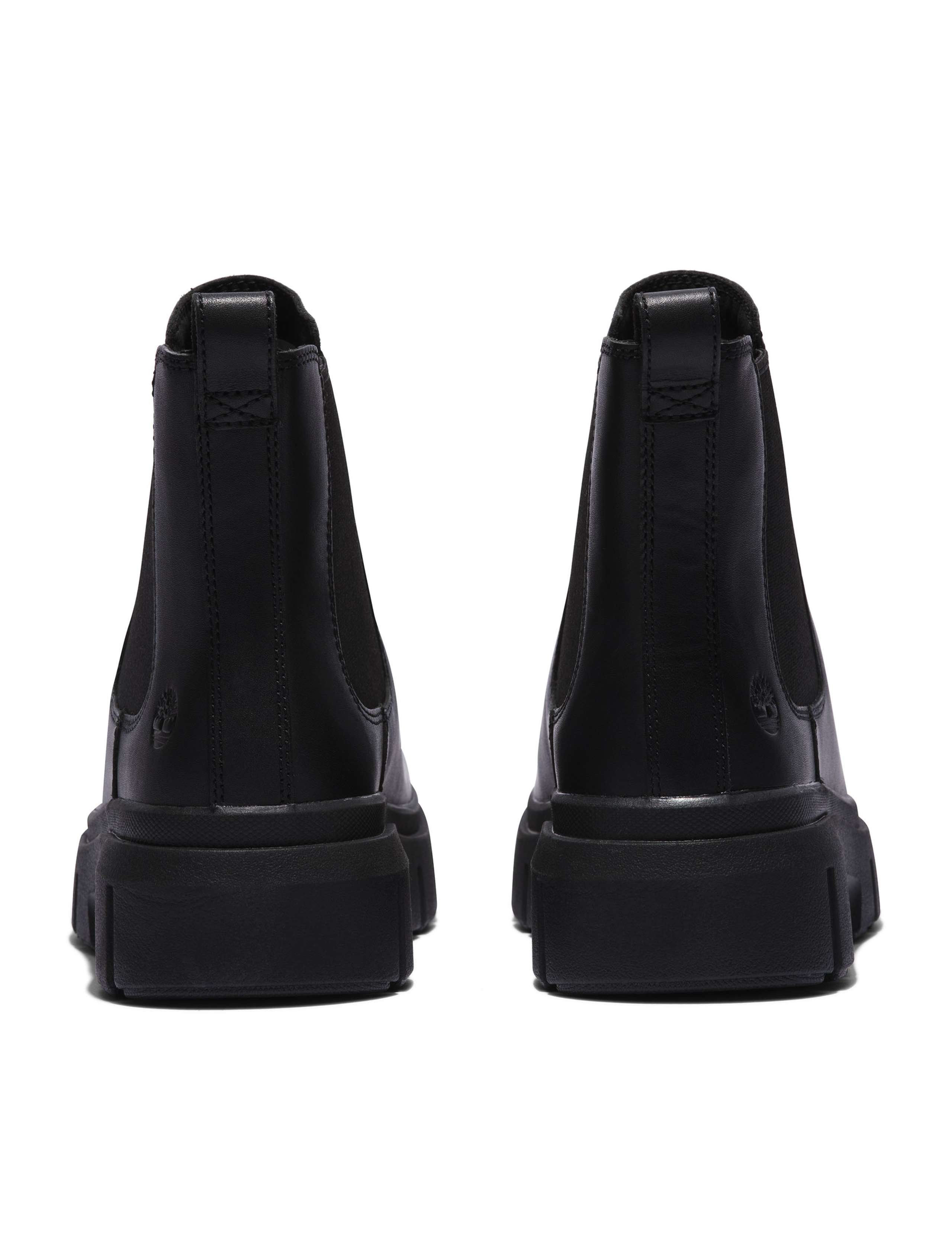 Greyfield Leather Chelsea Flatform Boots 5 of 6