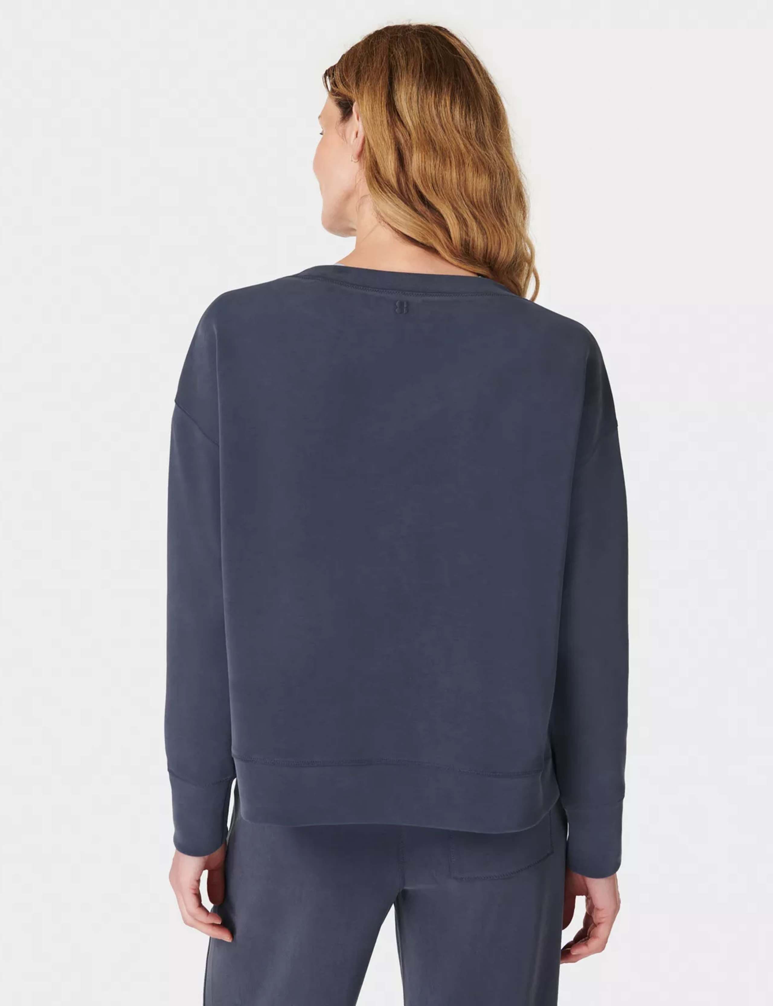 Sand Wash Modal Blend Crew Neck Sweatshirt 3 of 5