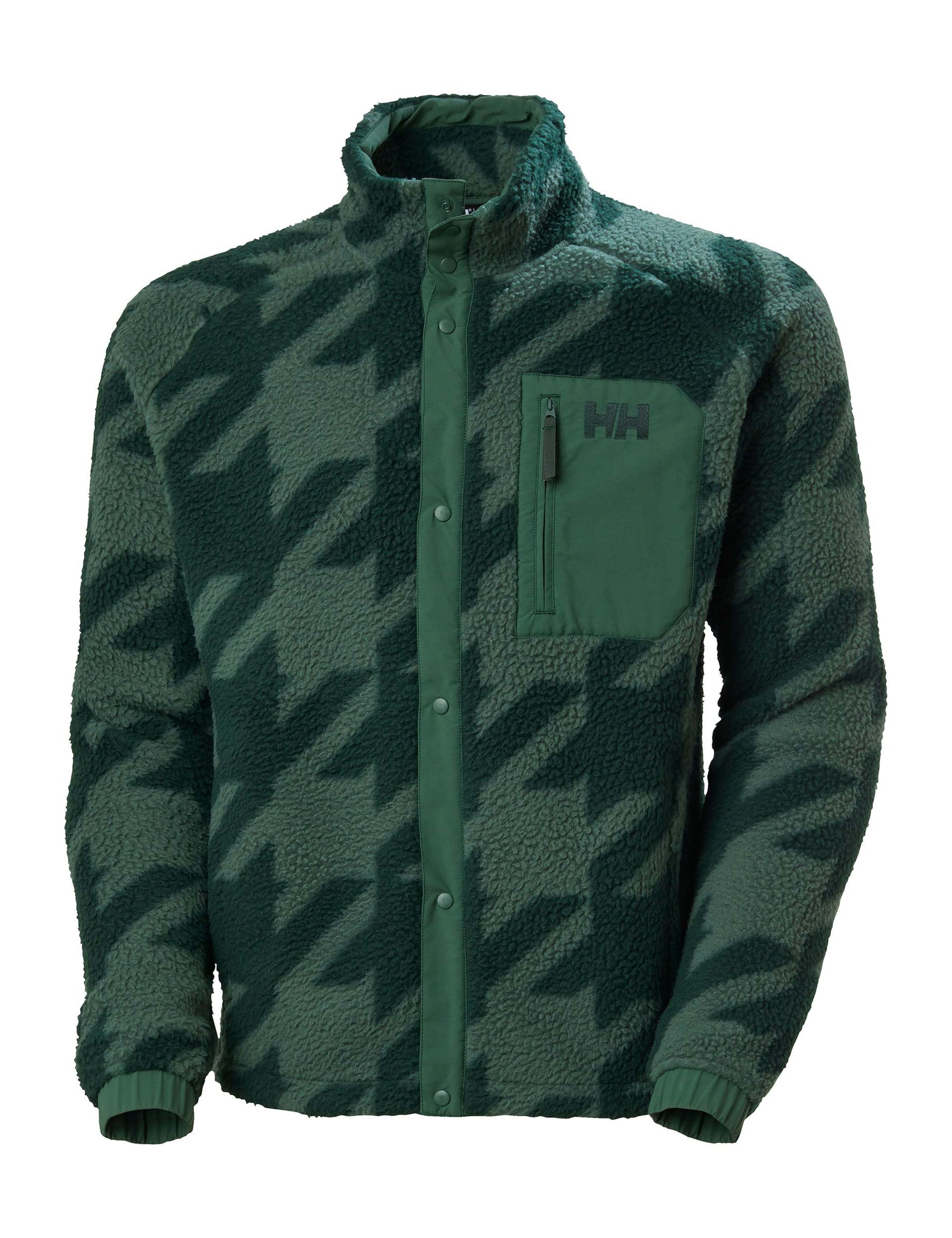 Panorama Printed Fleece Popper Front Jacket 2 of 5