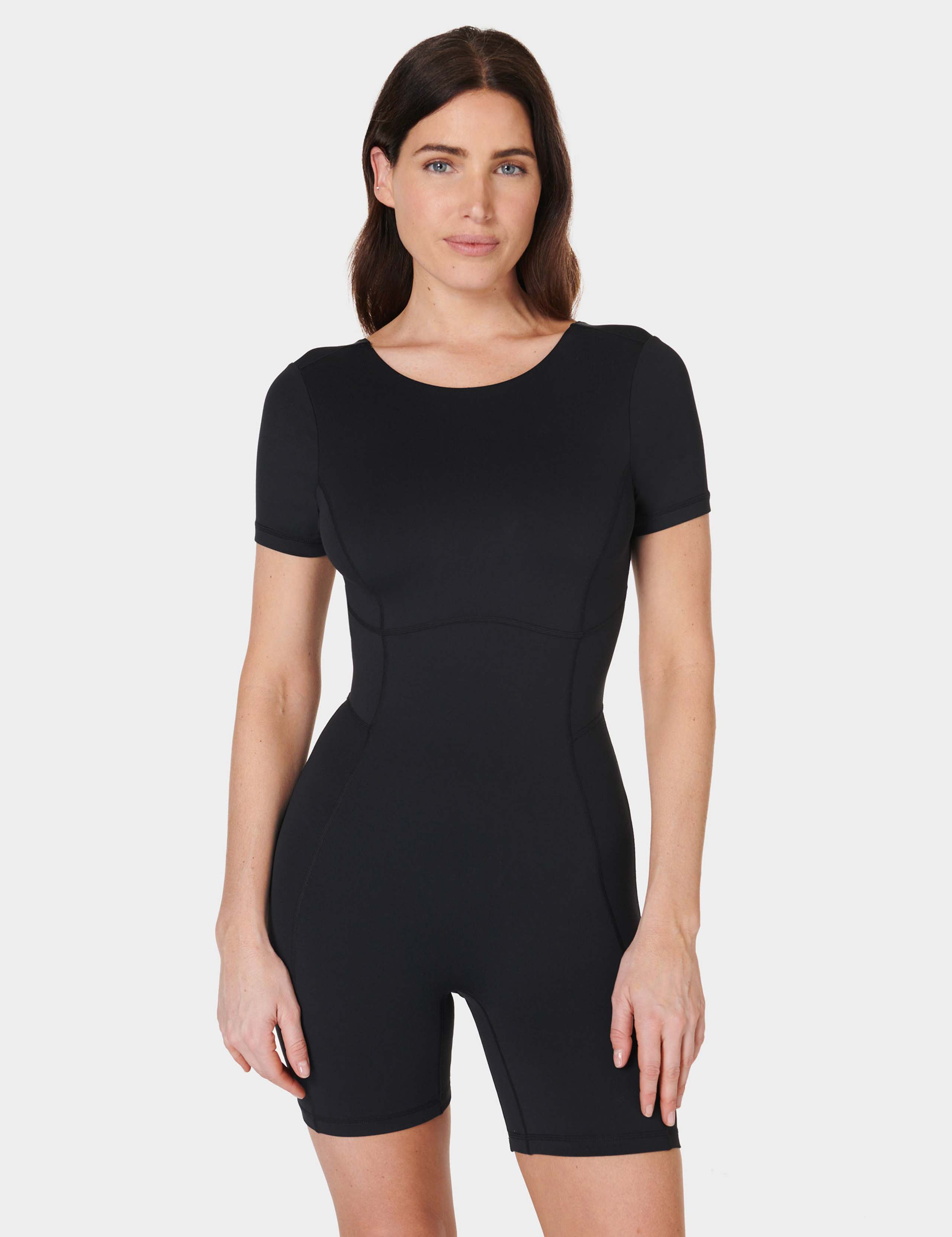 Scoop Back T-Shirt Bodysuit 1 of 6