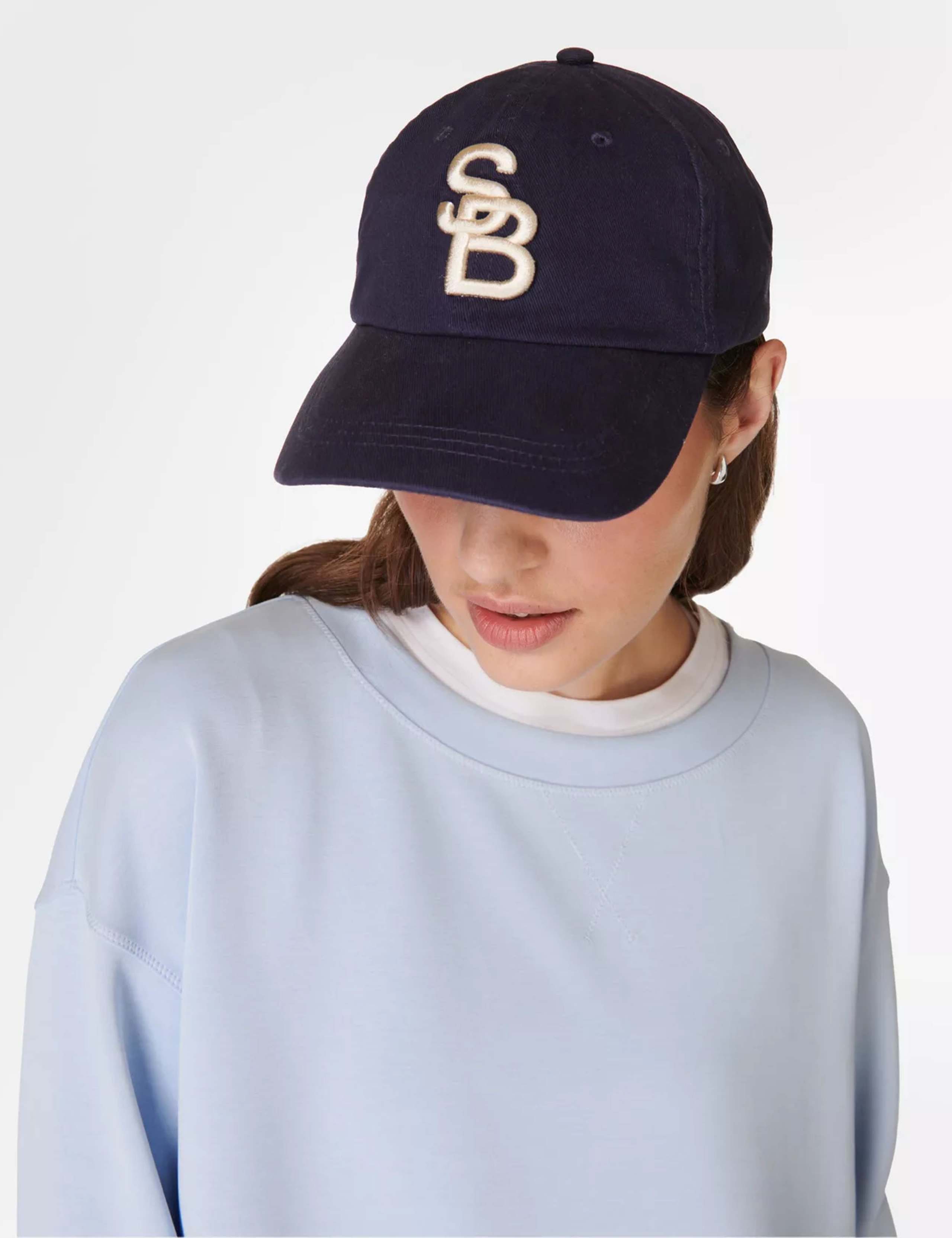 Pure Cotton Embroidered Baseball Cap 3 of 5
