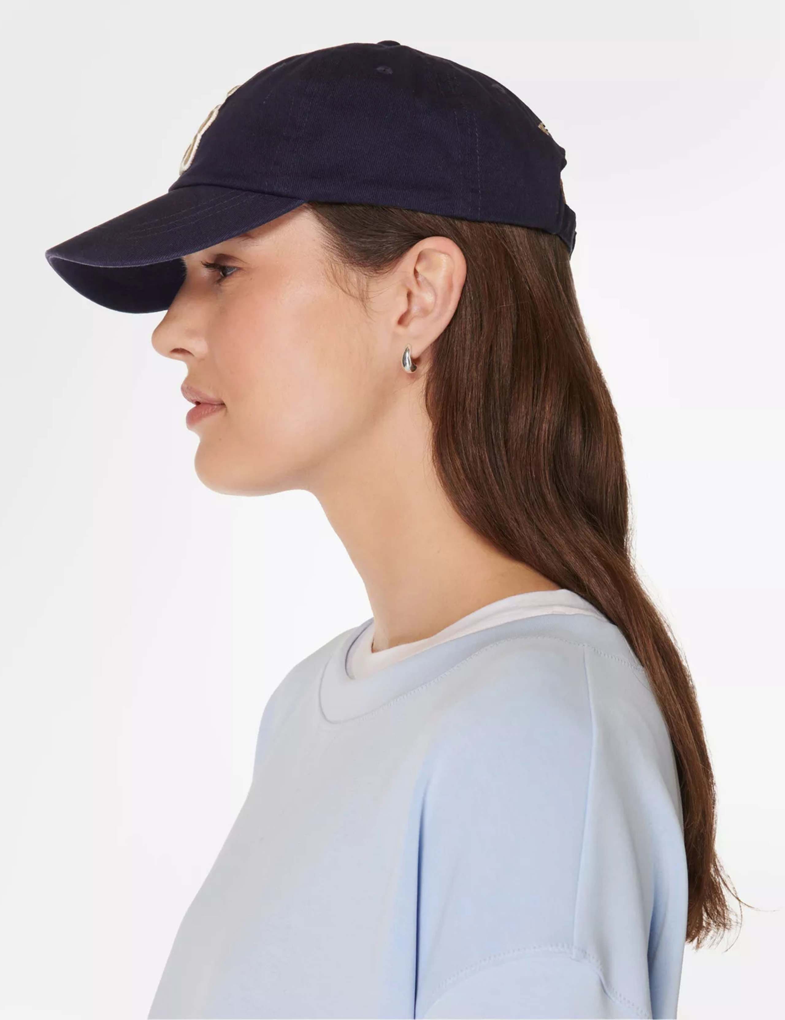 Pure Cotton Embroidered Baseball Cap 4 of 5