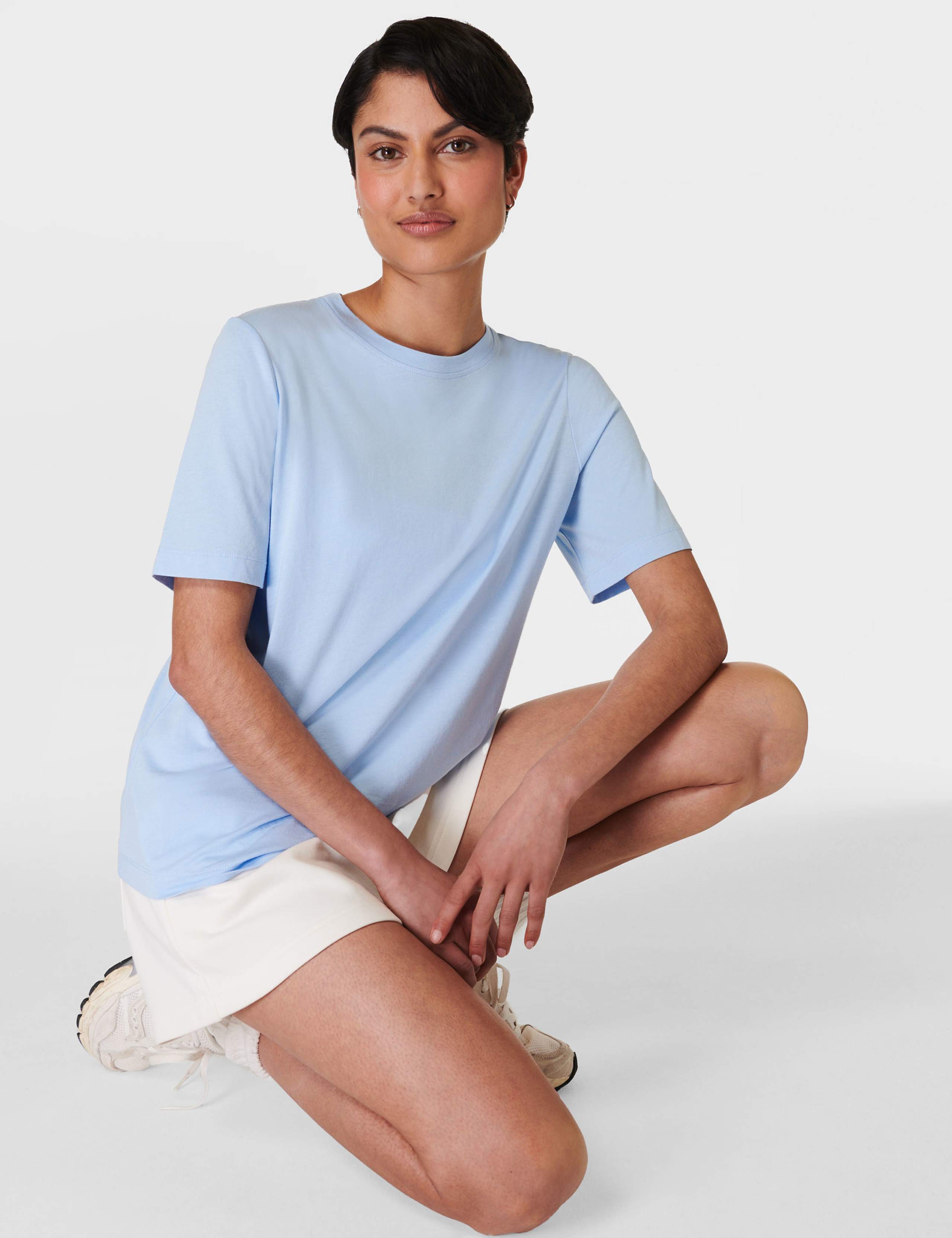 Essential Cotton Rich Crew Neck T-Shirt 4 of 6