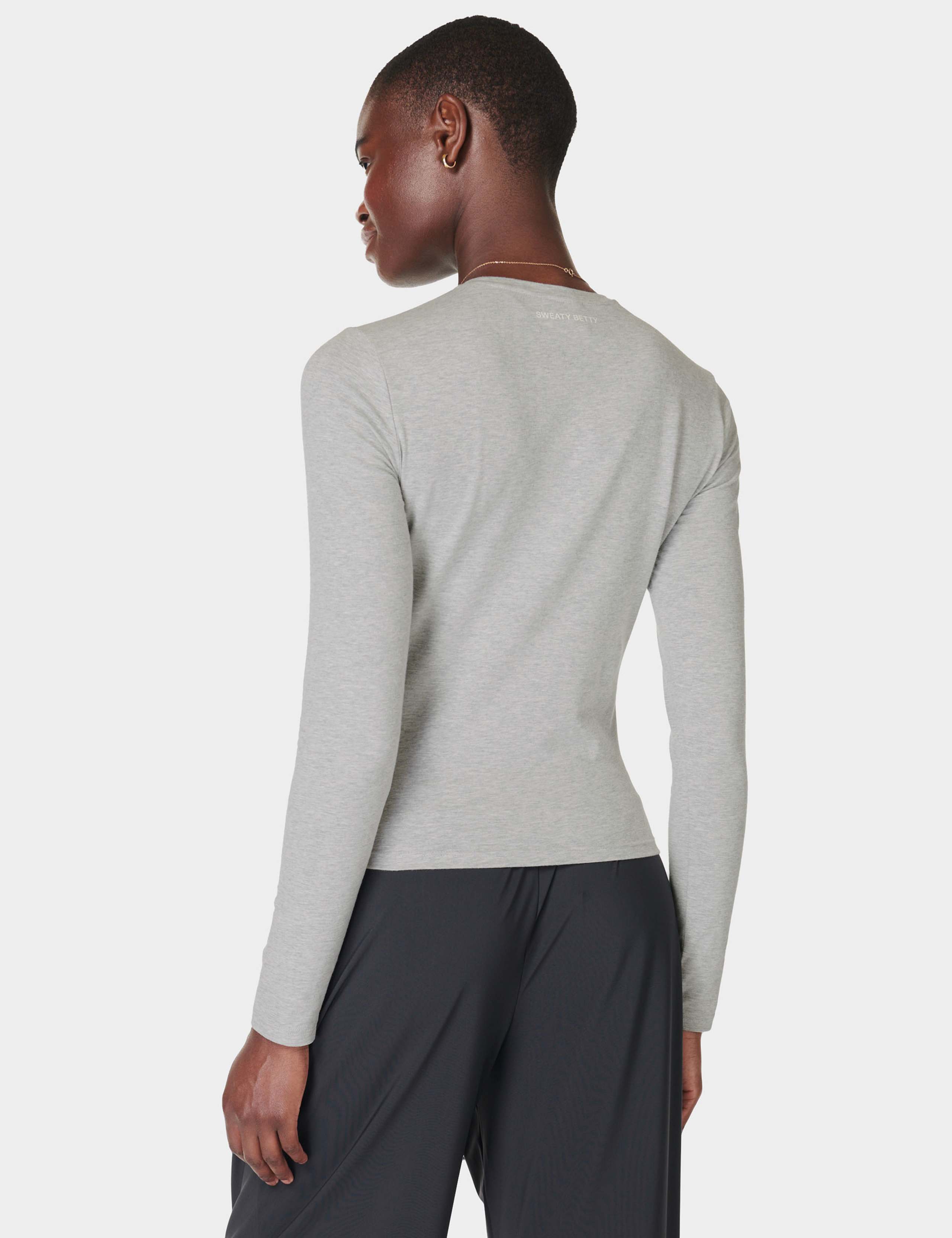 Essential Sculpt Cotton Rich Crew Neck Top 3 of 6