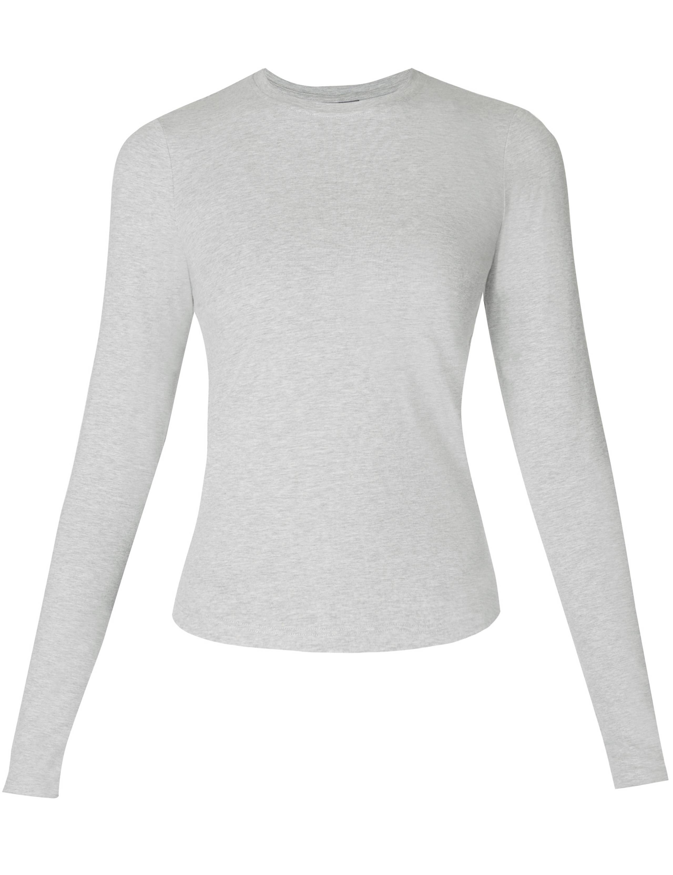 Essential Sculpt Cotton Rich Crew Neck Top 2 of 6