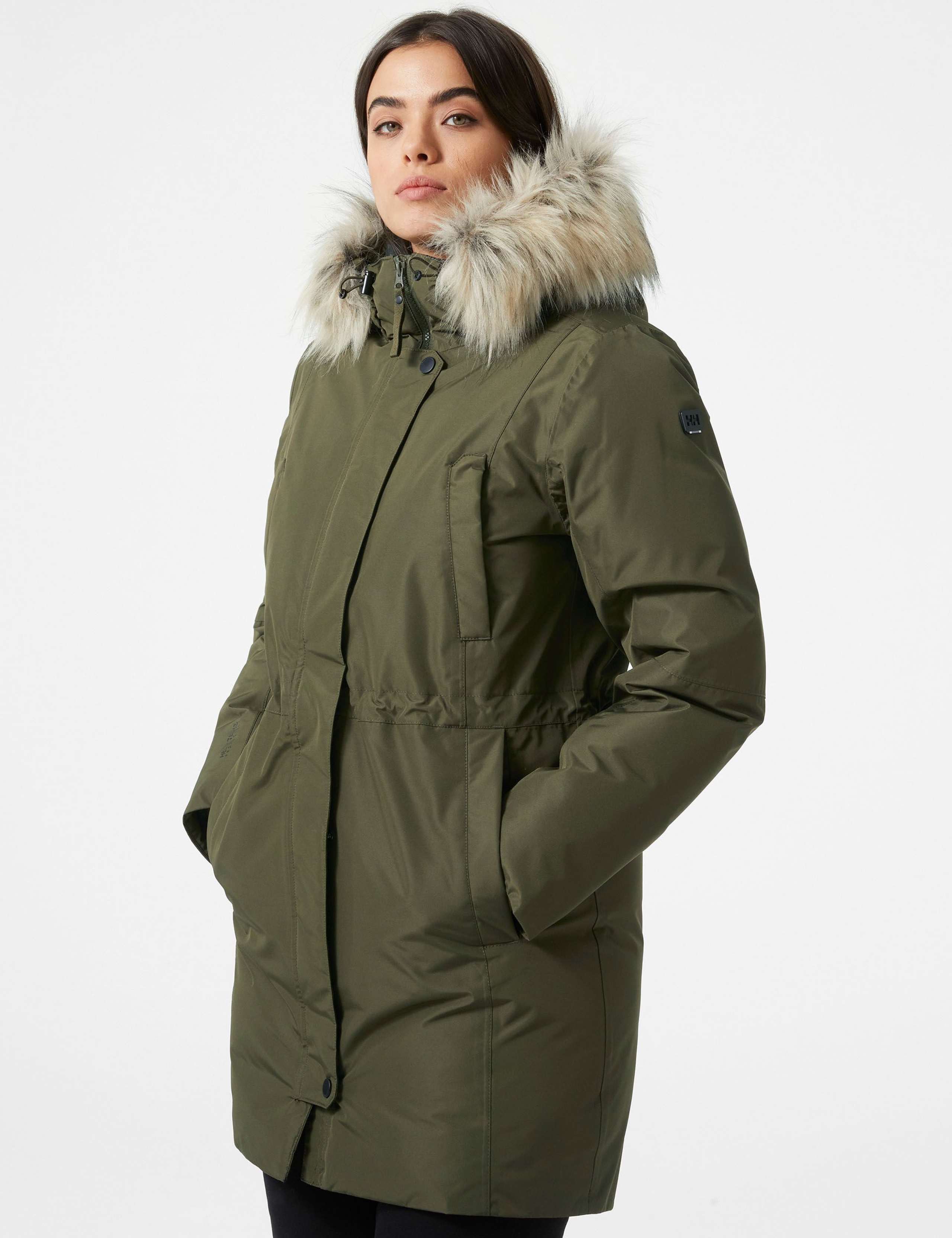 Senja Padded Waterproof Longline Parka Coat 1 of 6