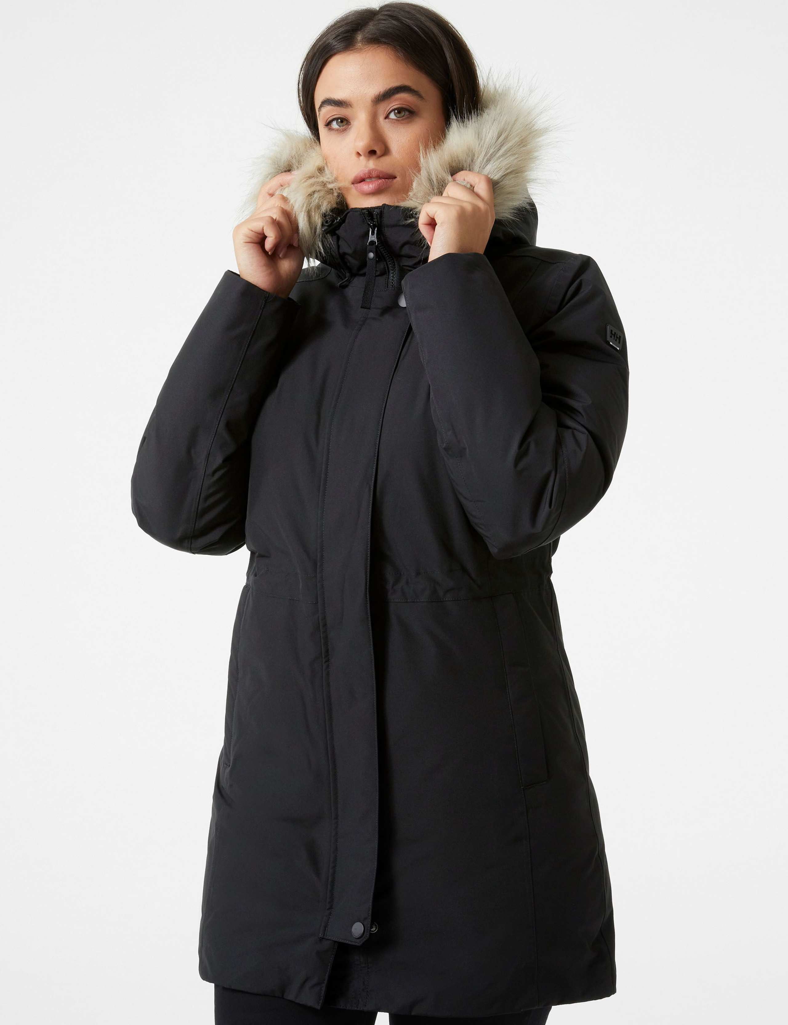 Senja Padded Waterproof Longline Parka Coat 1 of 6