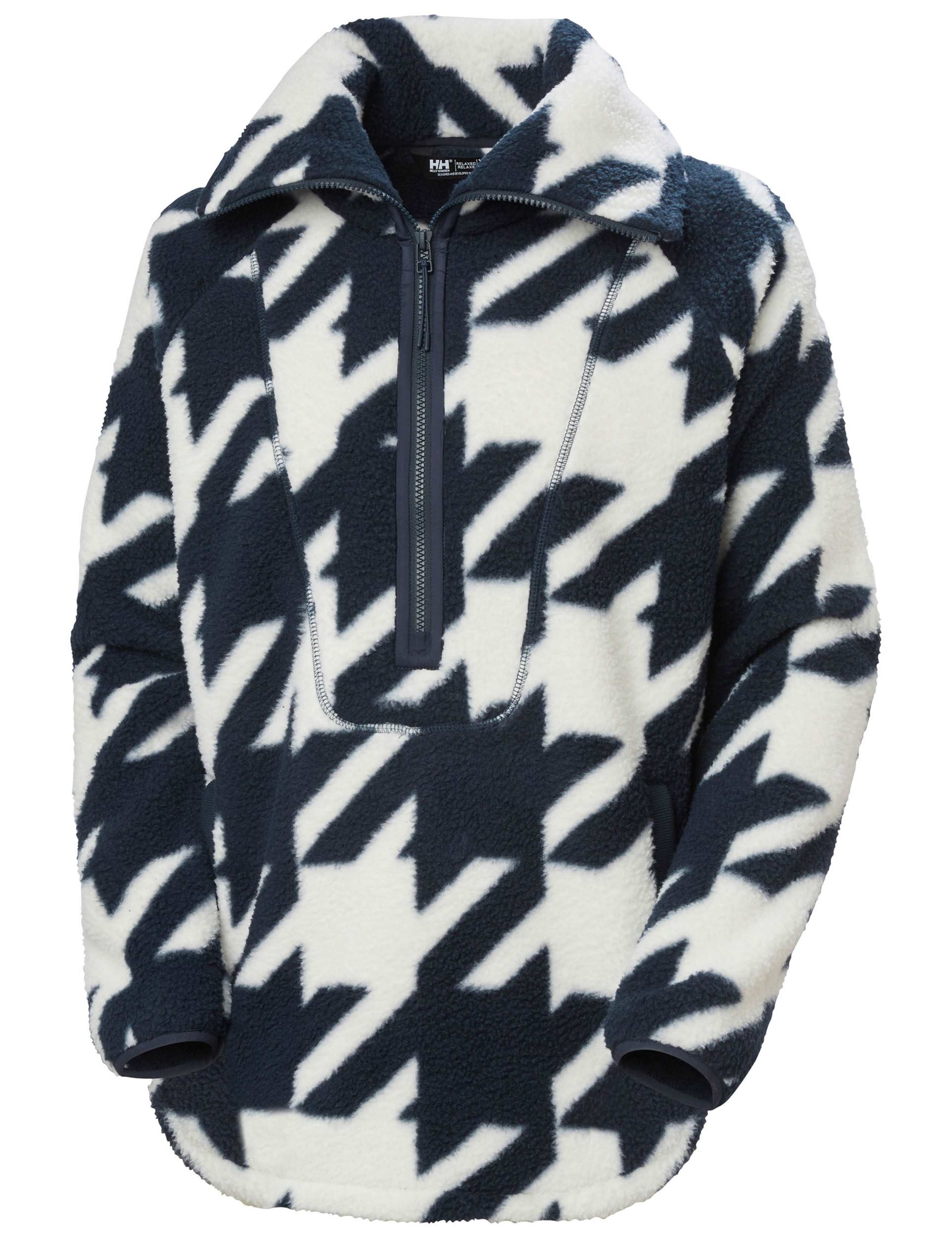 Bliss Houndstooth Half Zip Fleece Sweatshirt 2 of 5