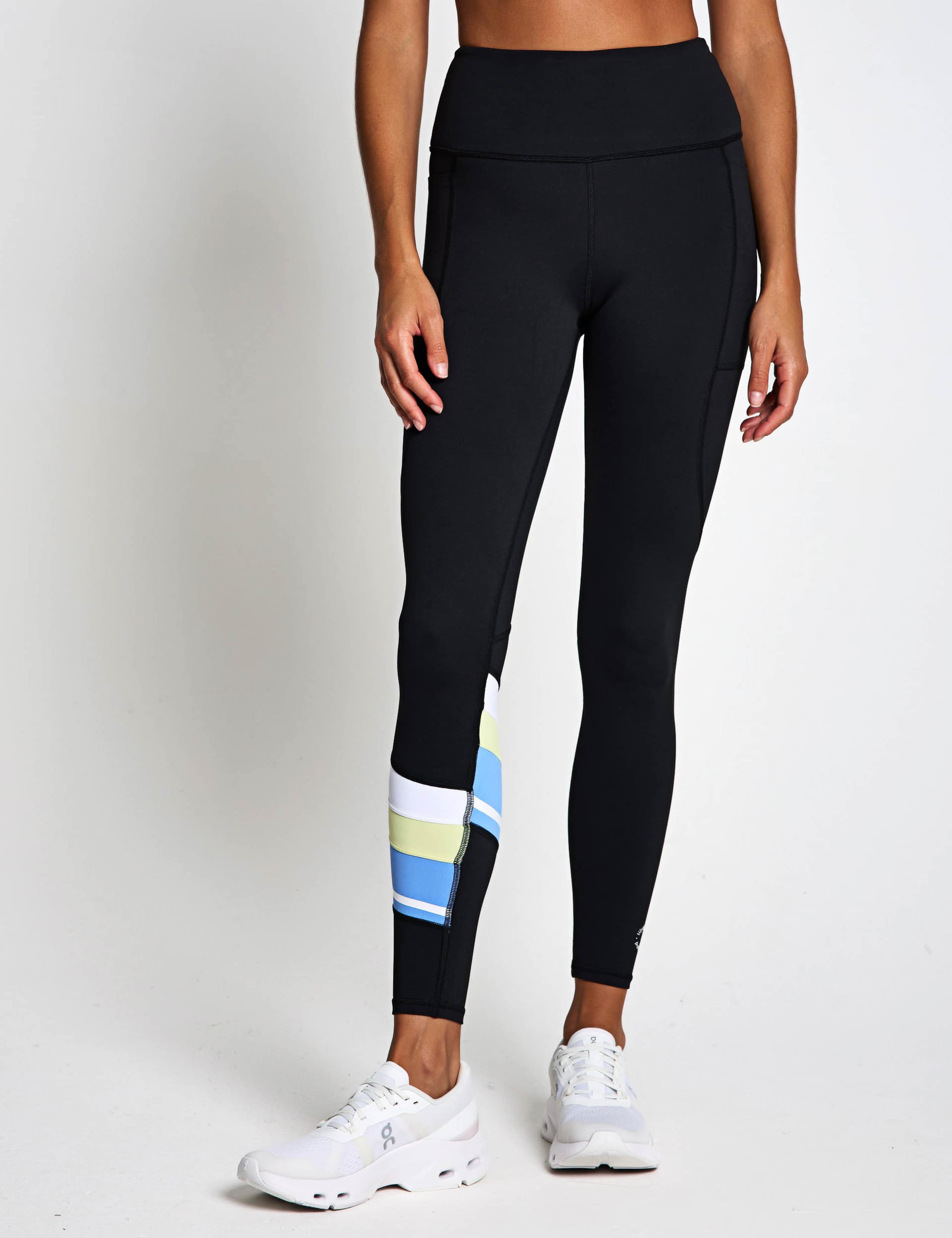 Limitless Striped High Waisted Leggings 1 of 5