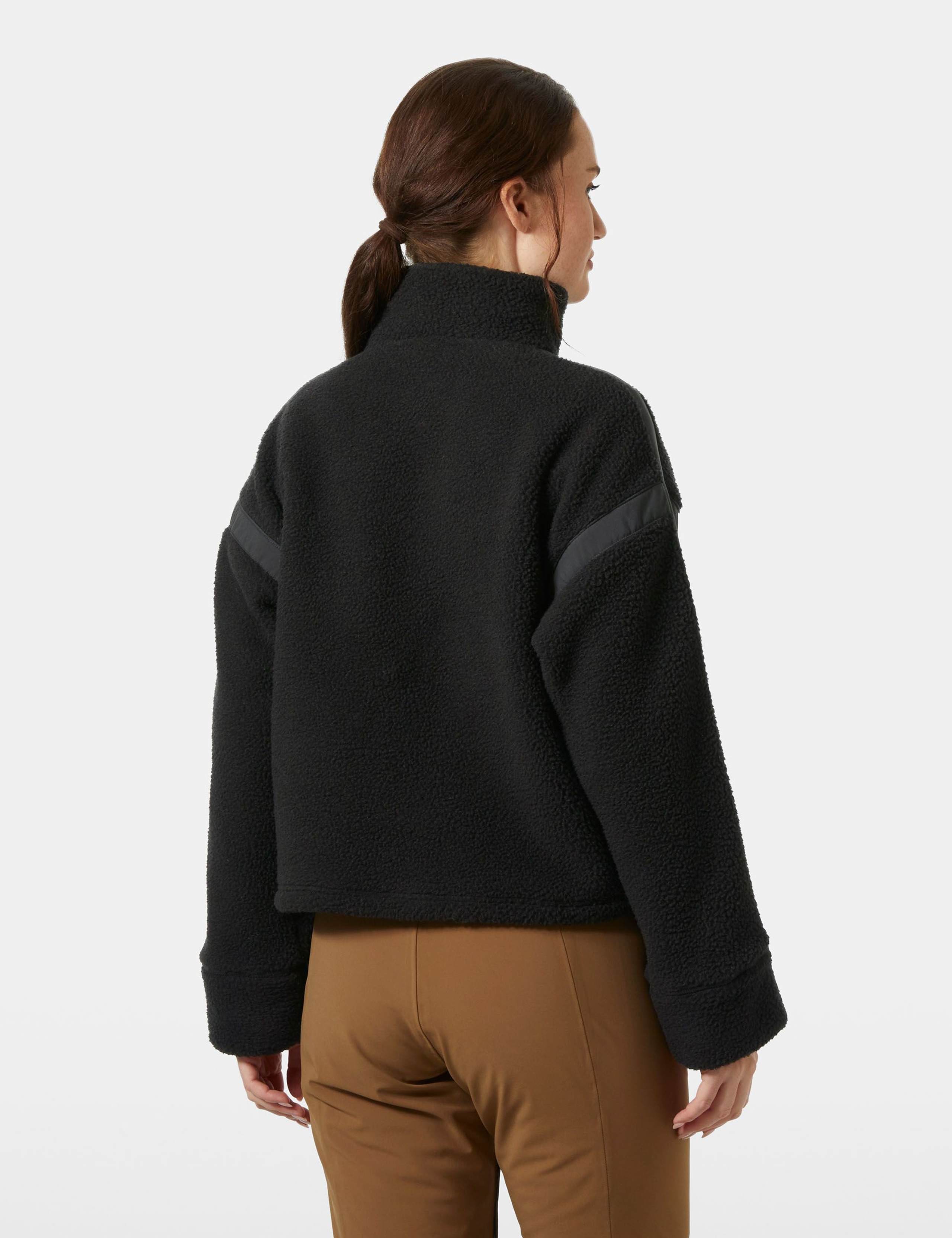 Imperial Half Zip Fleece Cropped Sweatshirt 3 of 5