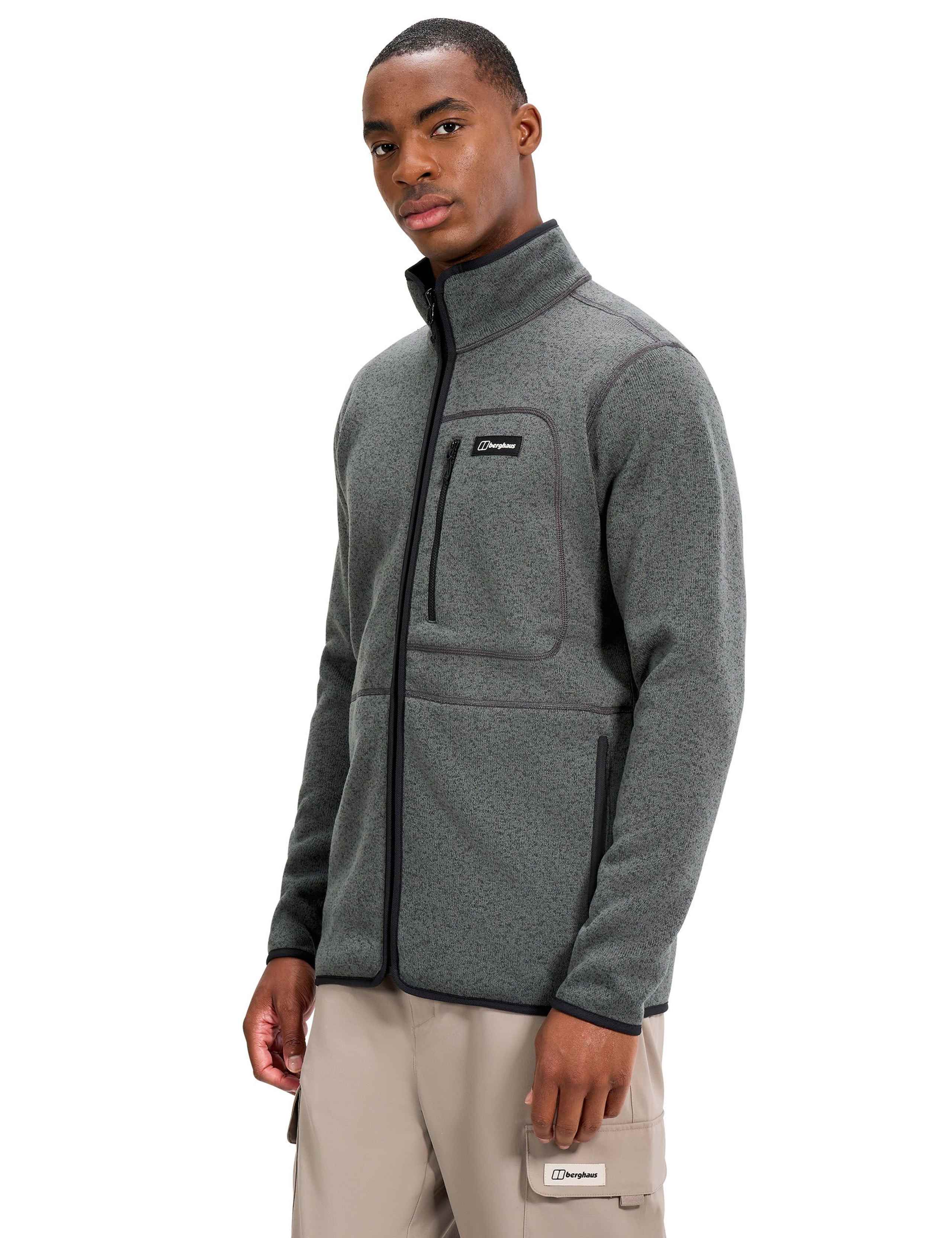 Fleece Funnel Neck Zip Up Jacket 3 of 9