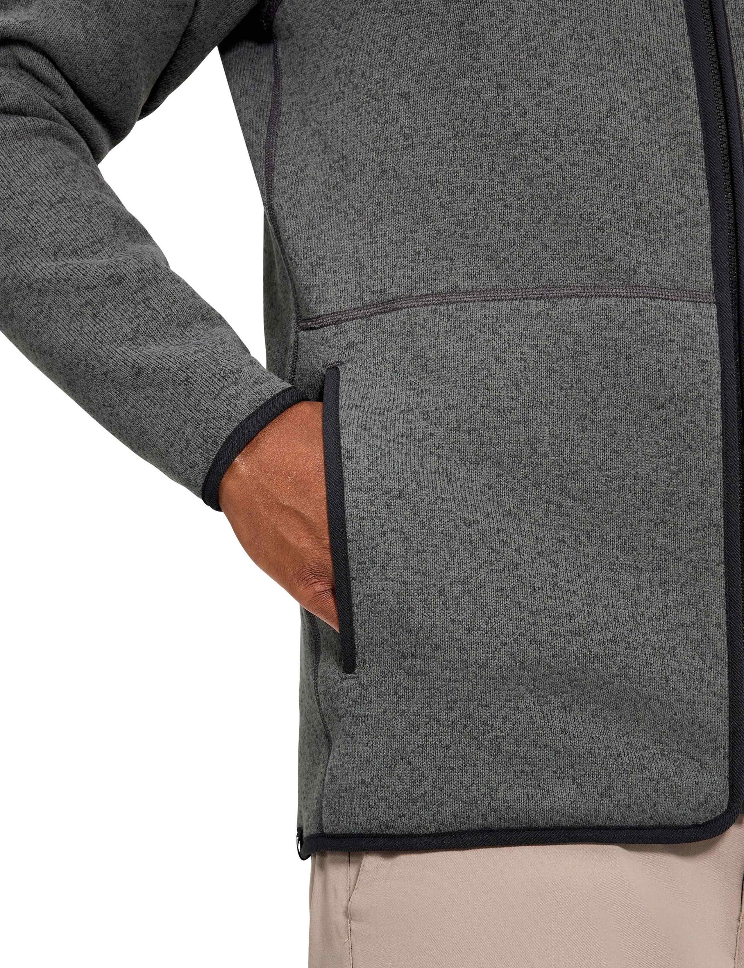 Fleece Funnel Neck Zip Up Jacket 8 of 9