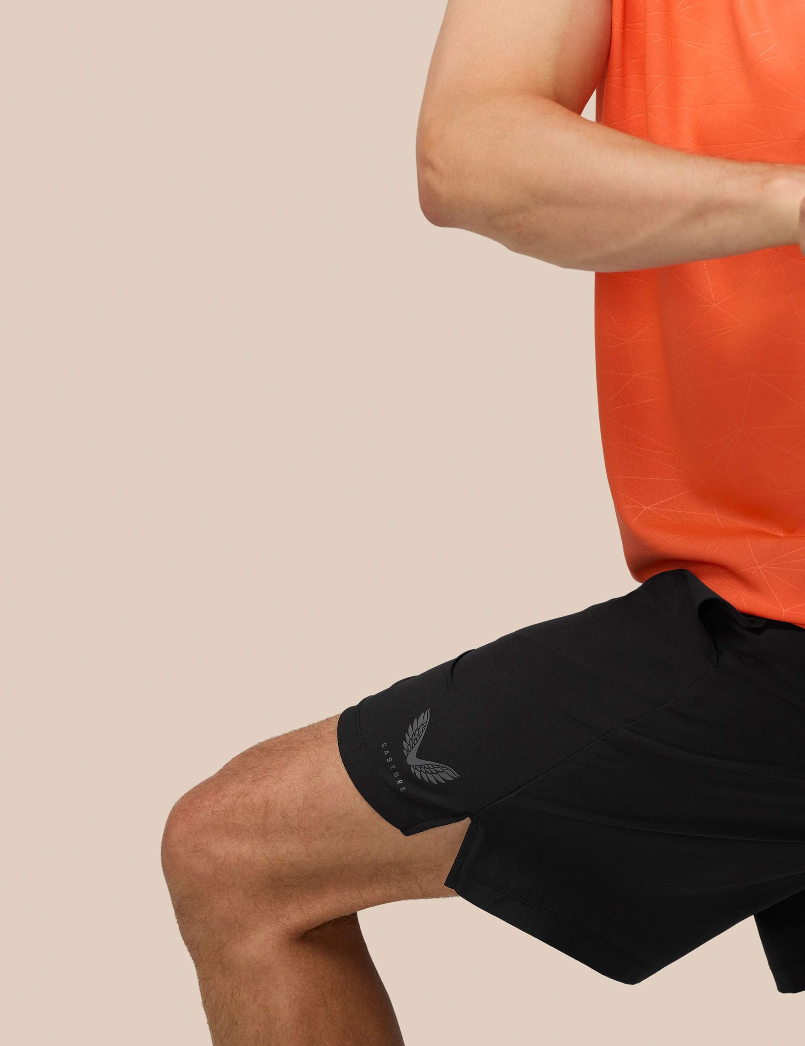 Branded Elastic 7"  Gym Shorts 4 of 6